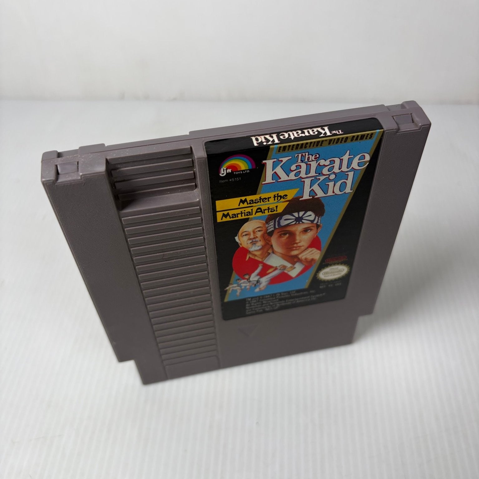 The Karate Kid NES Video Game Master Martial Arts Classic Authentic Cartridge