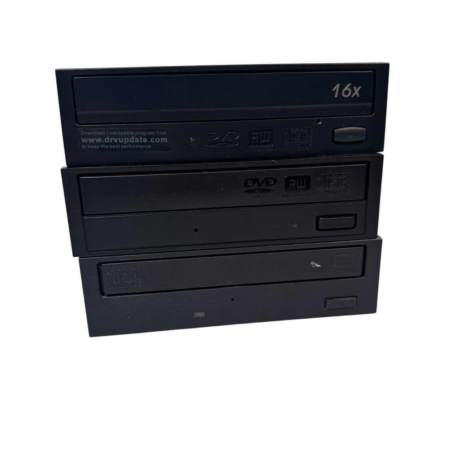 Lot of 3 DVD±RW Rewritable Drives MagicSpin, Sony NEC Optiarc, TEAC Untested