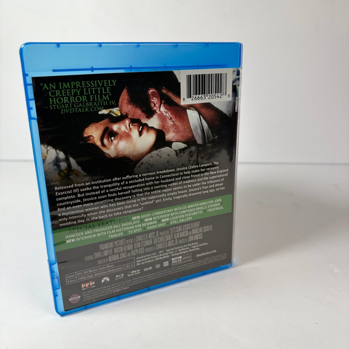 Let's Scare Jessica To Death Blu-ray 2019 John Hancock Zohra Lampert Horror