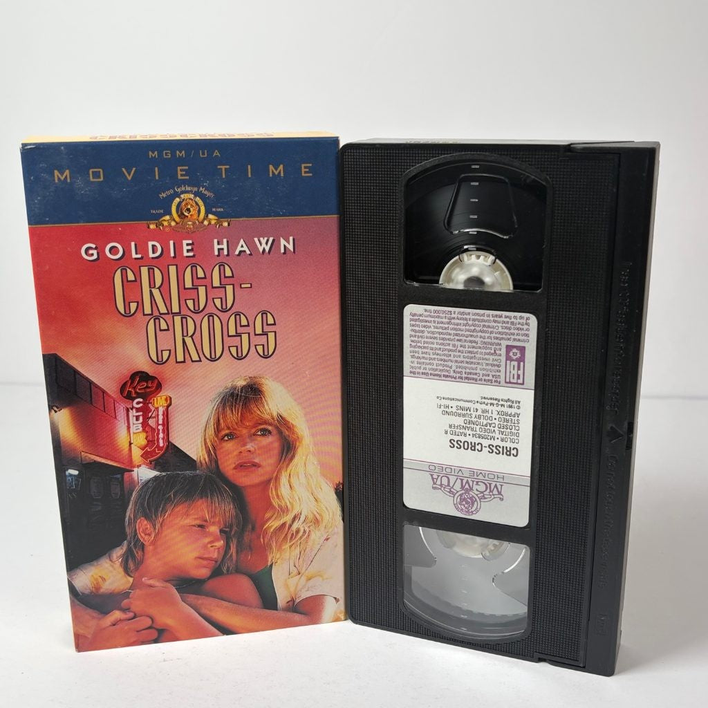 CrissCross VHS Goldie Hawn 1992 MGM UA Movie Time Drama Chris Menges