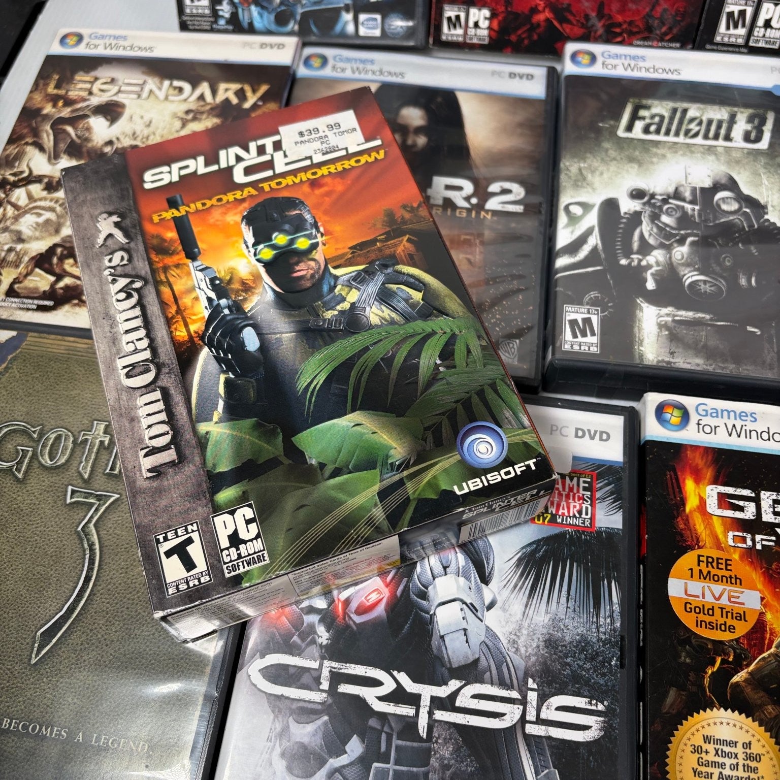 Lot of 19 Classic FPS PC Games Fallout 3 Painkiller Gears of War Quake 4 & More