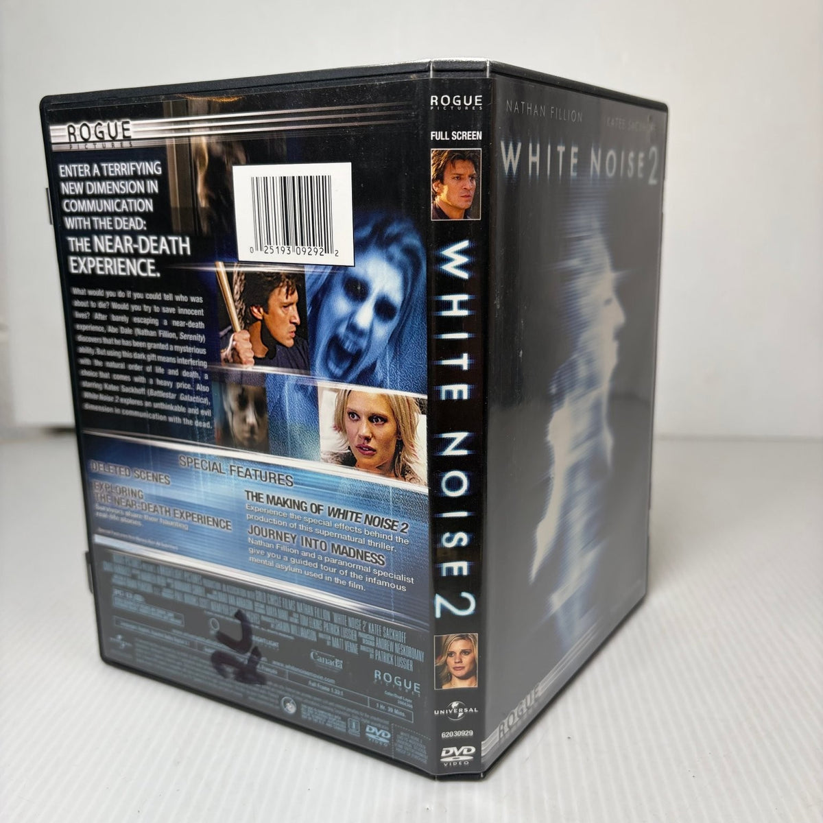 White Noise 2: The Light DVD 2007 Nathan Fillion Katee Sackhoff Full Screen