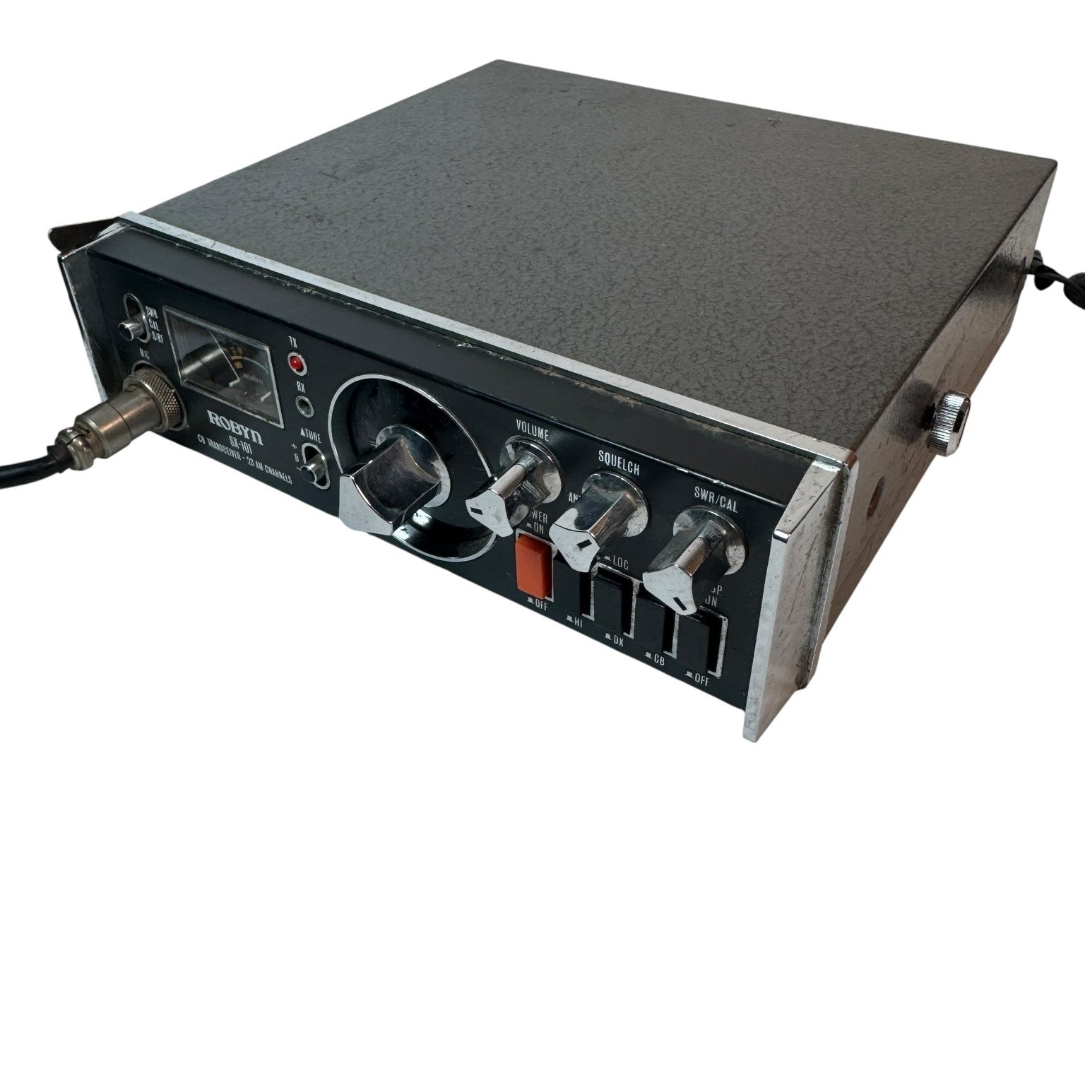 Vintage Robyn SX-101 CB Radio 23 Channels Mobile Transceiver AS IS Untested