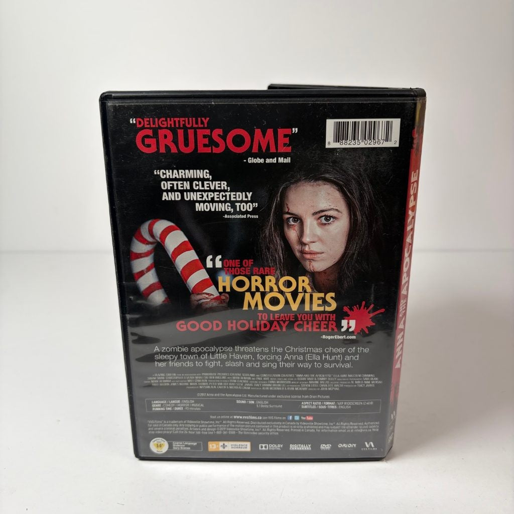 Anna and the Apocalypse DVD Zombie Christmas Horror Musical Comedy Ella Hunt