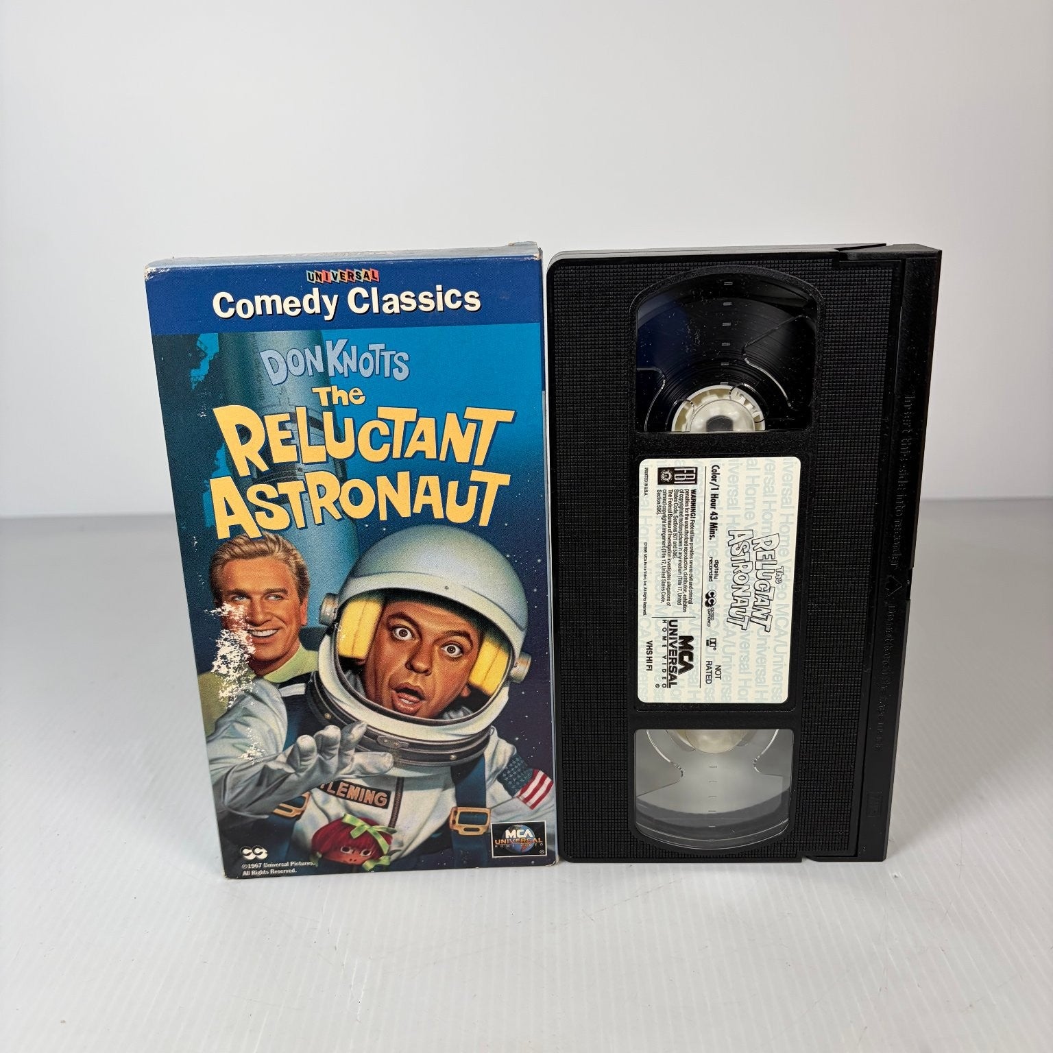 The Reluctant Astronaut VHS 1967 Comedy Classics Don Knotts MCA Universal