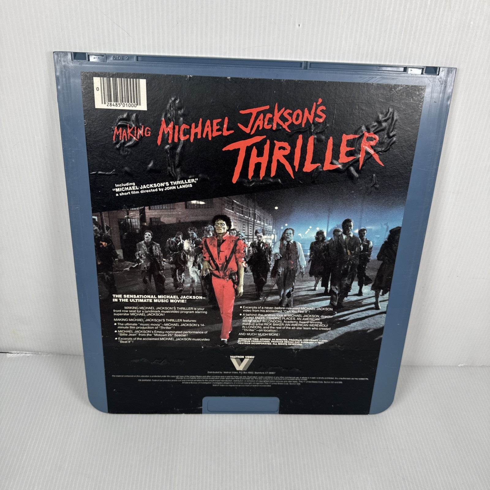 Making Michael Jackson's Thriller (1983 Vestron Incorporates) CED Vestron Video