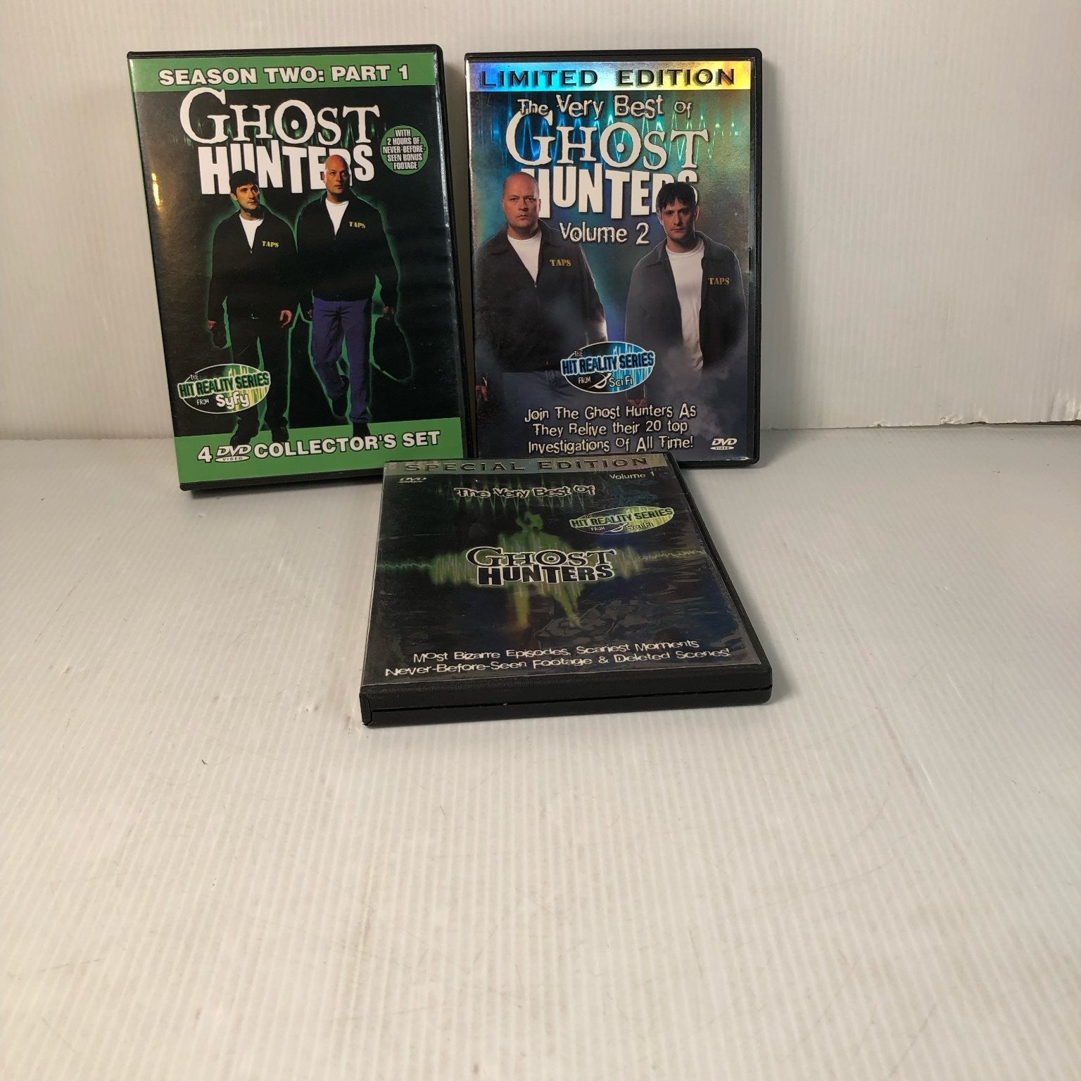 Ghost Hunters DVD Lot: Season 2 Part 1, Best Of Vol 1 & 2 Special/Limited