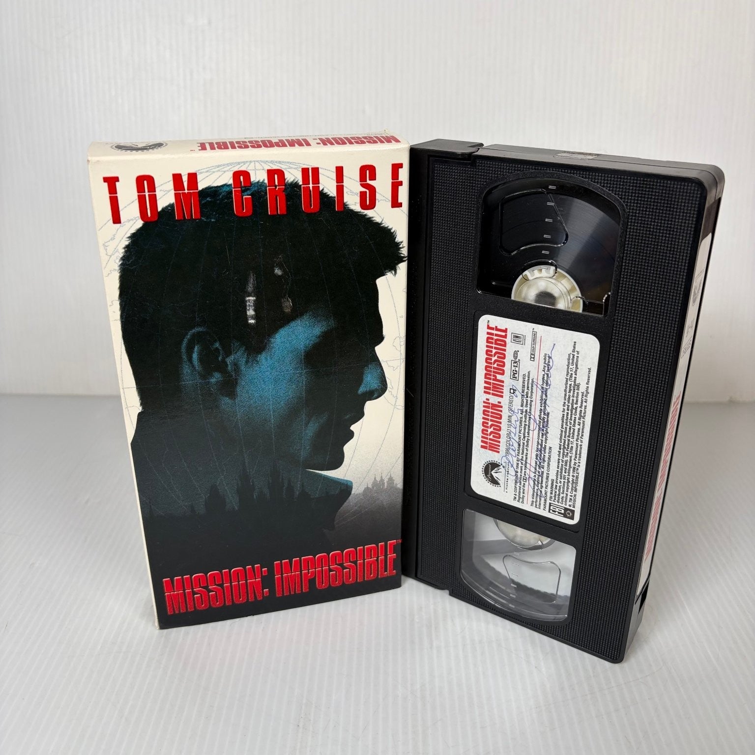 Mission: Impossible VHS 1996 Action Thriller Tom Cruise Paramount PG-13