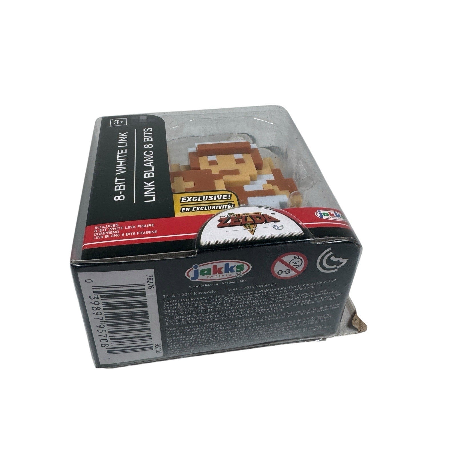 World of Nintendo Legend of Zelda 8-Bit White Link (2015) Exclusive Figure-NIB