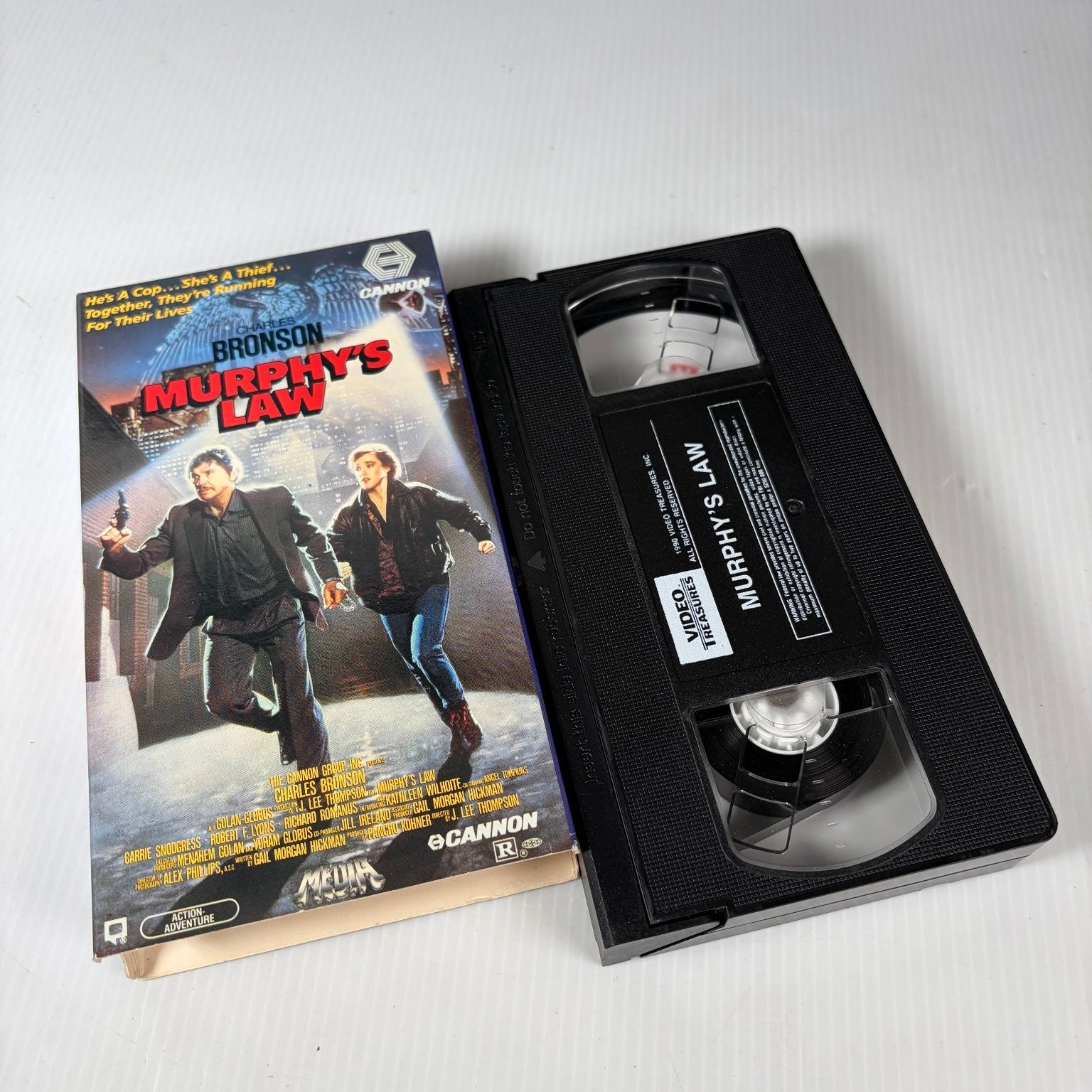 Murphy's Law VHS 1986 Action Adventure Original Release Cannon Charles Bronson