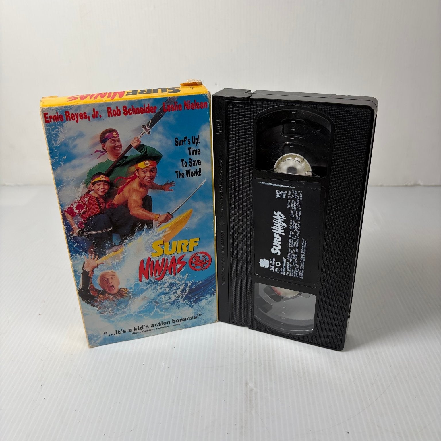 Surf Ninjas VHS 1993 Action Comedy New Line Home Video