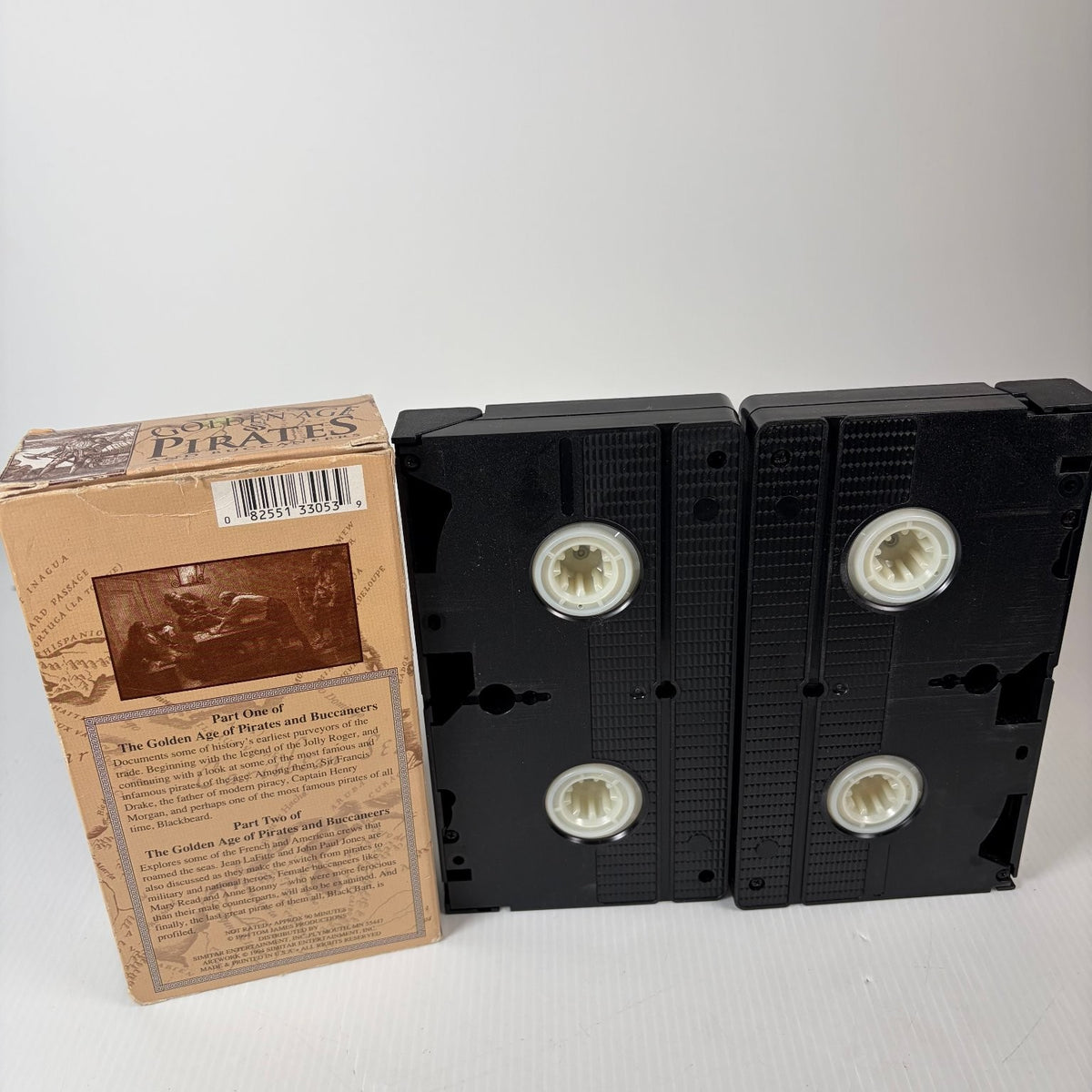Golden Age of Pirates and Buccaneers VHS 1994 Documentary 2-Tape Set Collector's