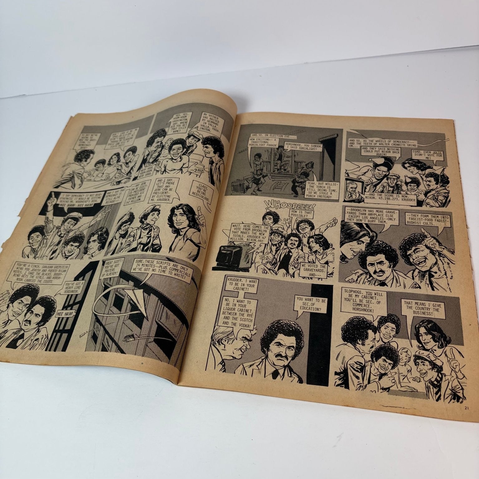 Sick Magazine June 1977 President Carter White House Parody Humor Satire