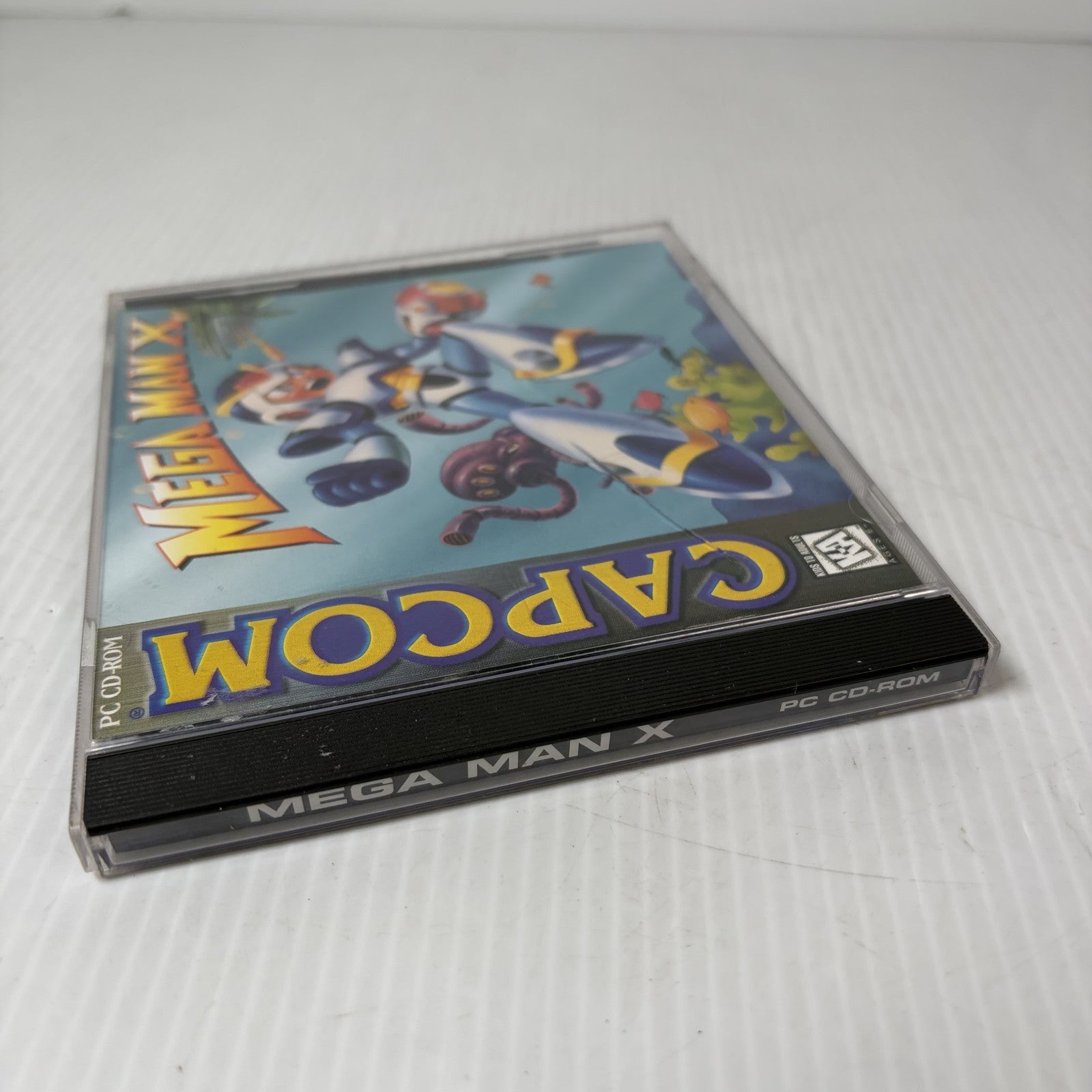 Mega Man X PC CD-ROM Vintage Capcom Action Platformer Game Complete