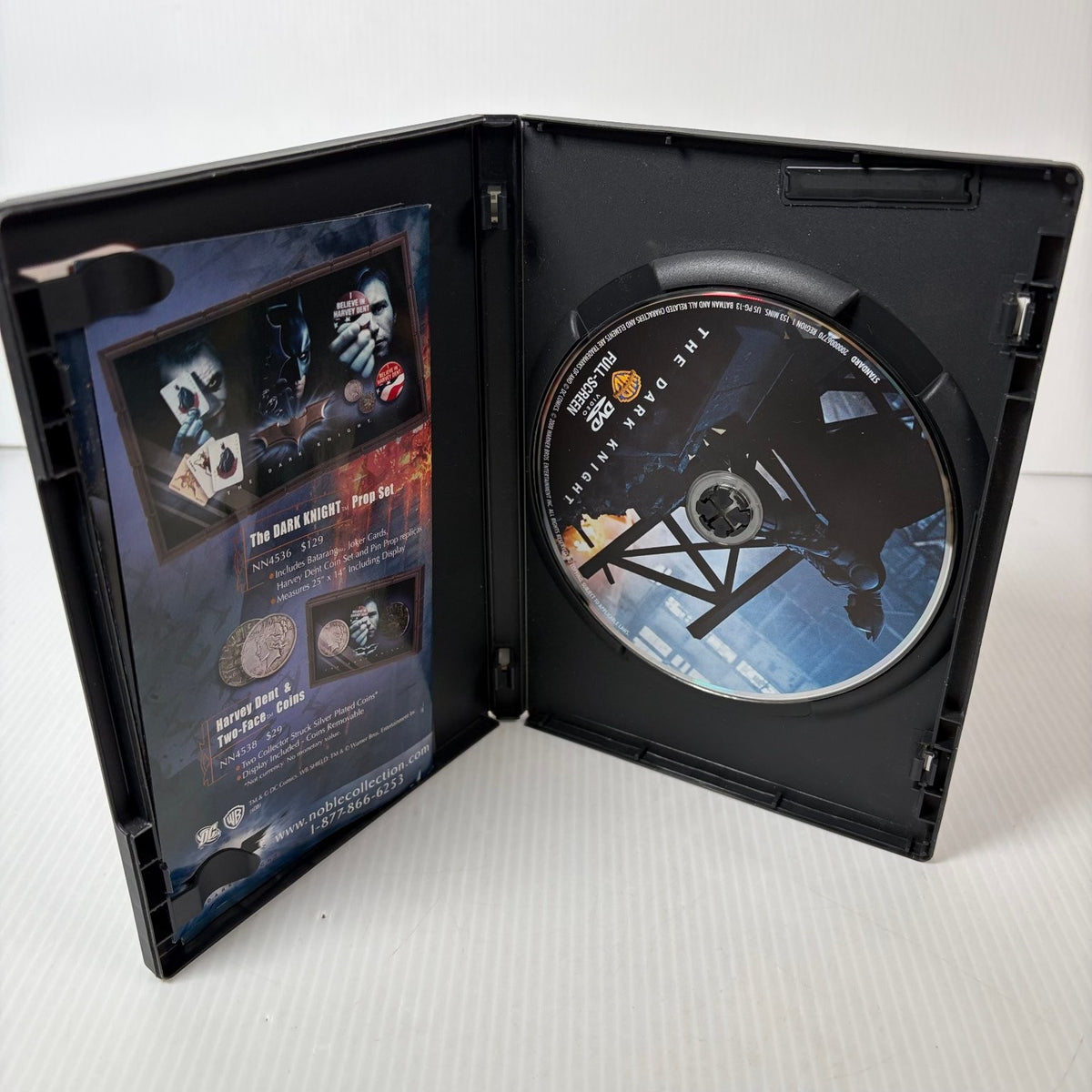 The Dark Knight DVD 2008 Full-Screen Edition Nolan Bale Ledger Freeman