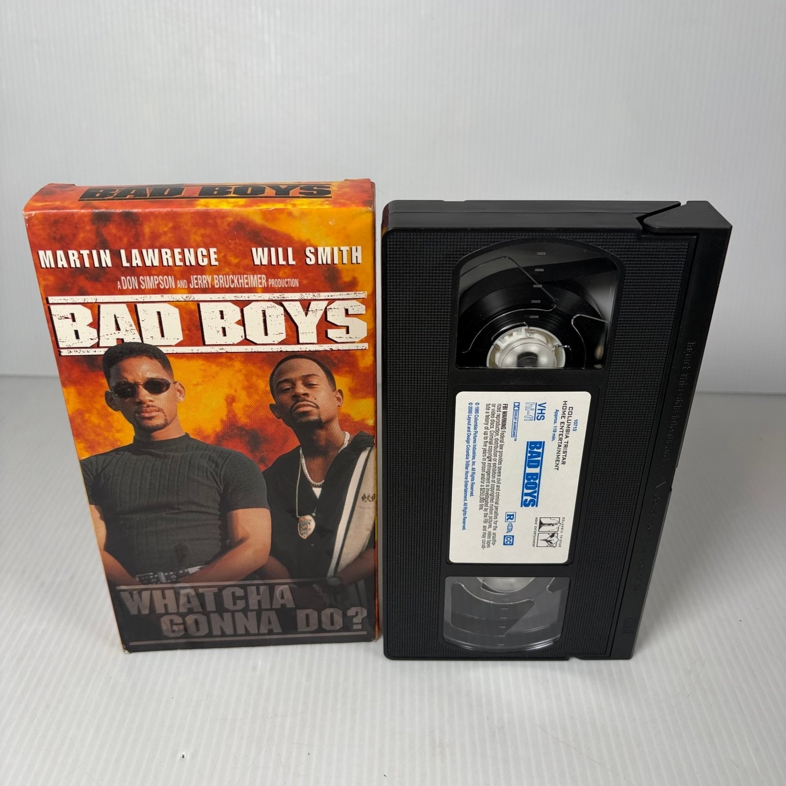 Bad Boys VHS 1995 Action Comedy Martin Lawrence Will Smith Columbia TriStar