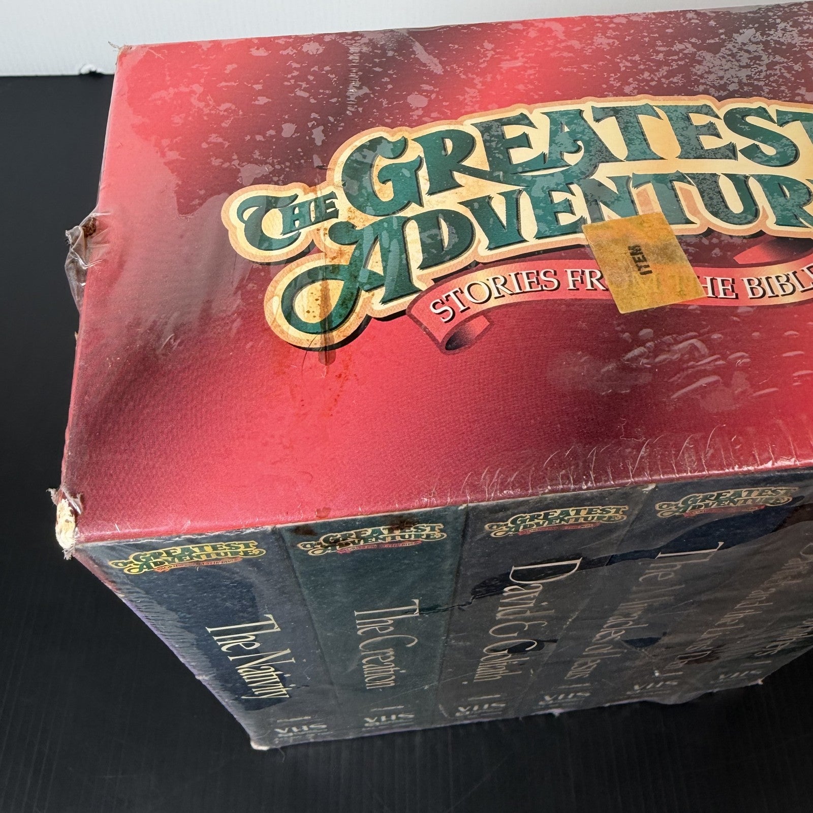 The Greatest Adventure Stories From The Bible VHS Box Set 6 Tapes Factory Sealed