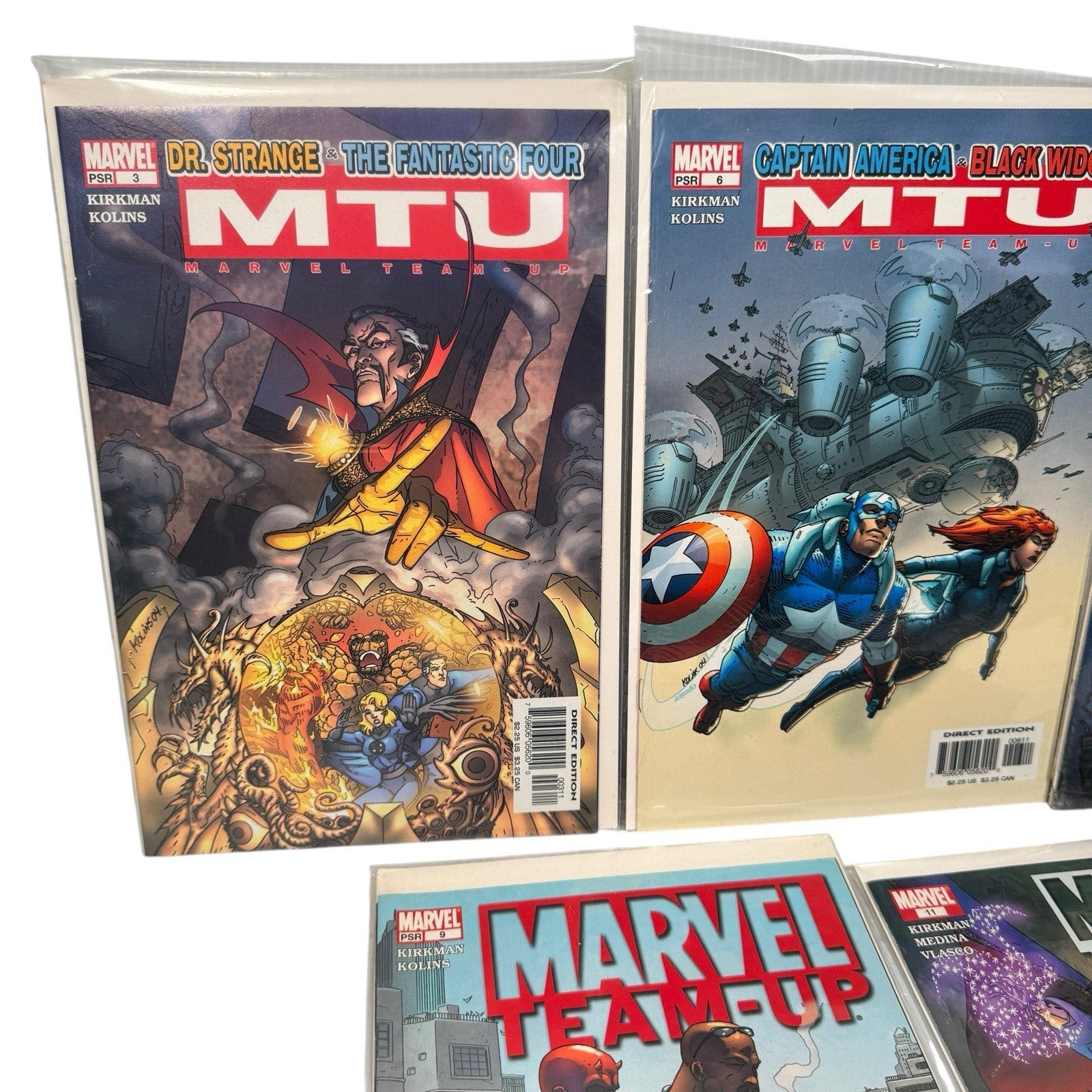 Mixed Lot Of 5 Marvel Team-Up MTU w/ #3 1st Tony Stark as Dr. Doom MCU Key Issue