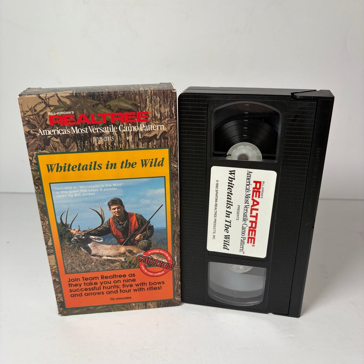 Whitetails in the Wild VHS 1992 Hunting Outdoor Realtree Bill Jordan