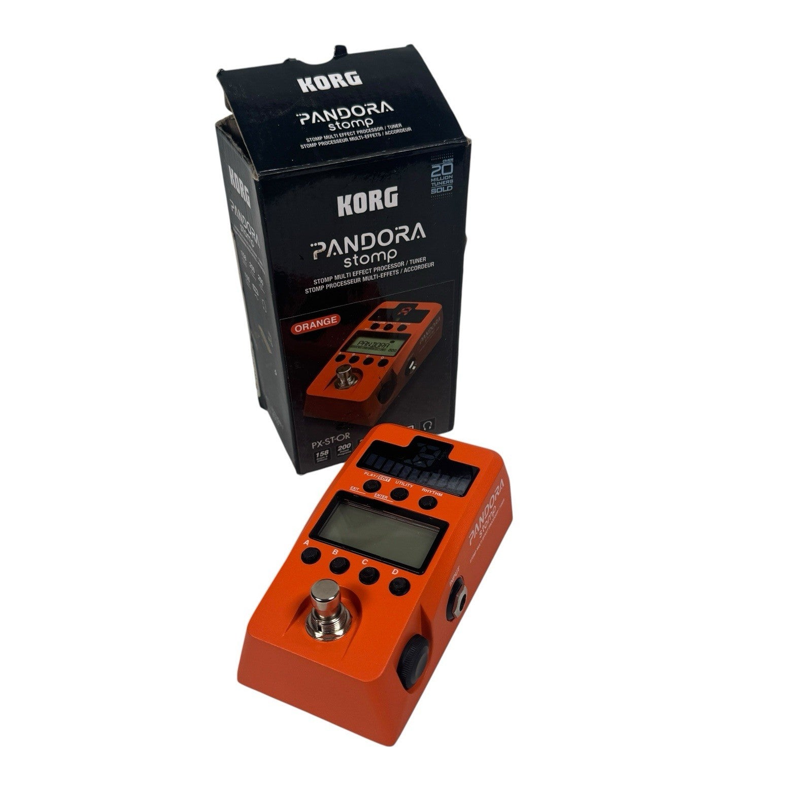 KORG PX-ST Pandora Stomp Guitar Multi Effect Pedal In Box Orange