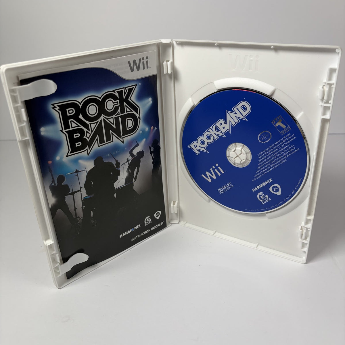 Rock Band - Nintendo Wii Video Game (2007) Complete w/ Manual & Case EA Harmonix