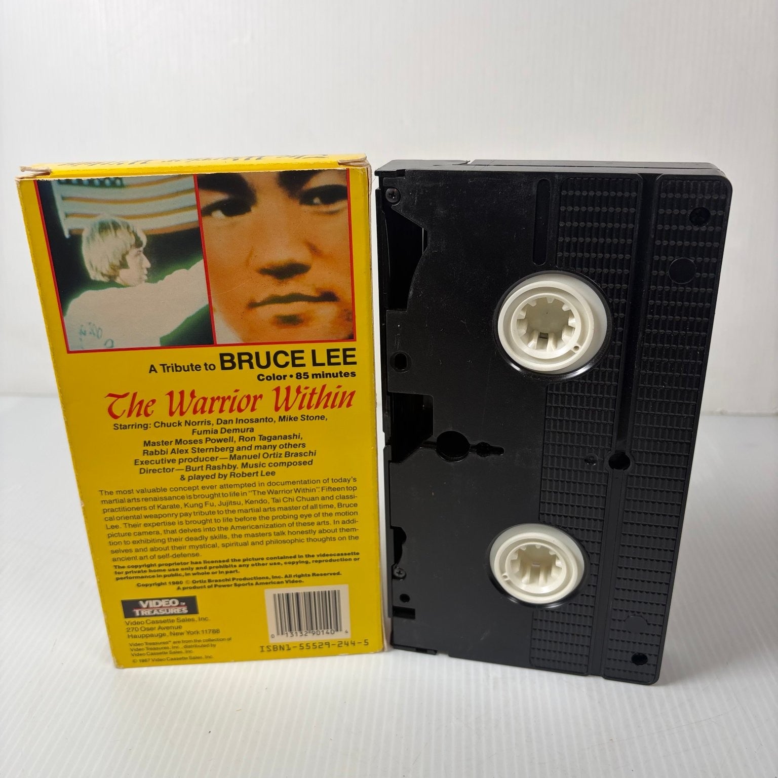 The Warrior Within VHS 1988 Martial Arts Documentary Chuck Norris Bruce Lee