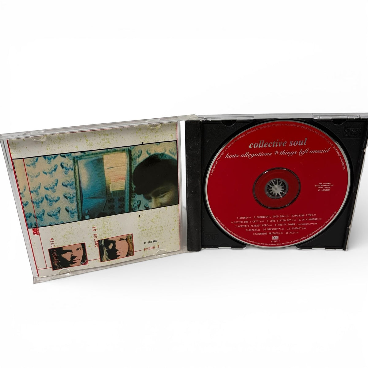 Collective Soul - Hints Allegations & Things Left Unsaid CD 1993 Rock Atlantic