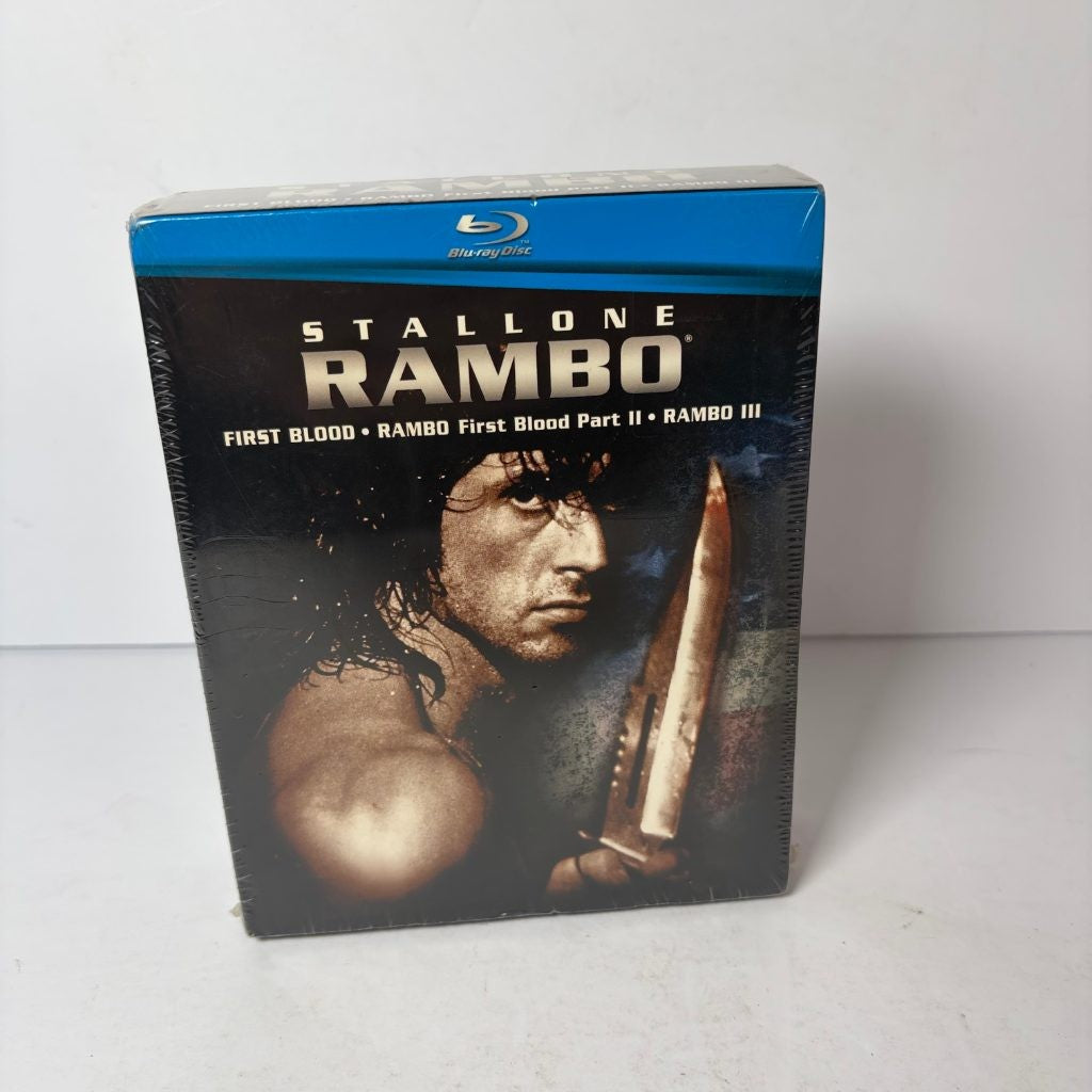 Rambo Trilogy Blu-ray Box Set First Blood Part II III Stallone Lionsgate