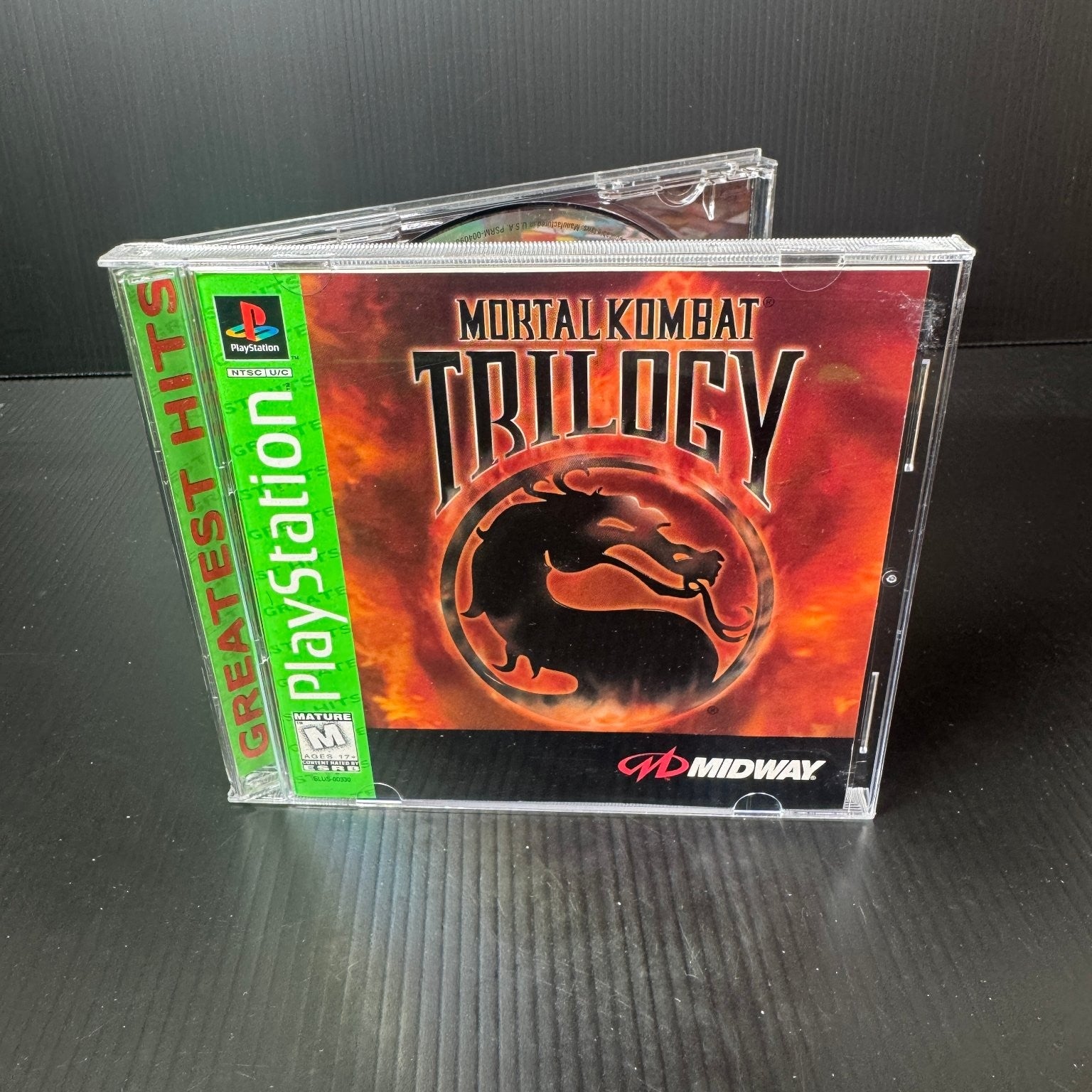 Mortal Kombat Trilogy Greatest Hits PlayStation Video Game Fighting Complete CIB
