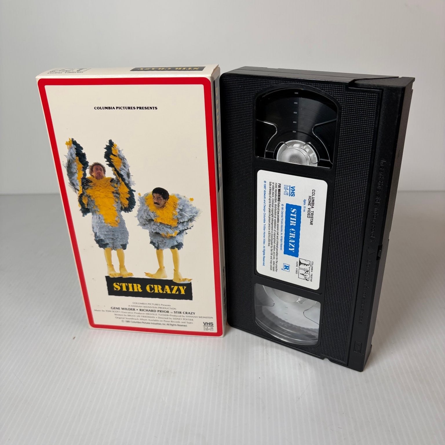 STIR CRAZY VHS 1980 Comedy Gene Wilder Richard Pryor Columbia Pictures