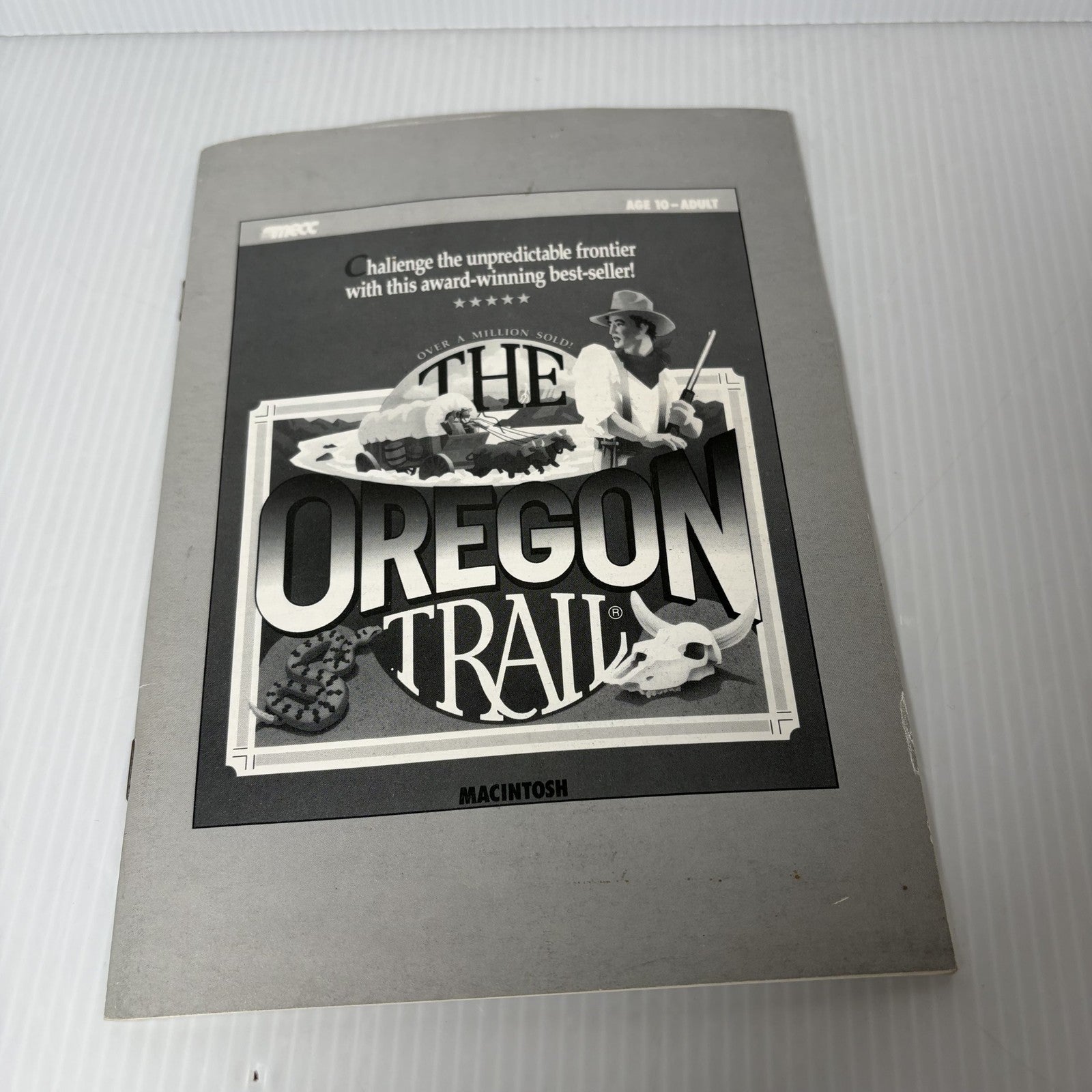 The Oregon Trail Macintosh Game Manual MECC Original Apple Mac Vintage Booklet