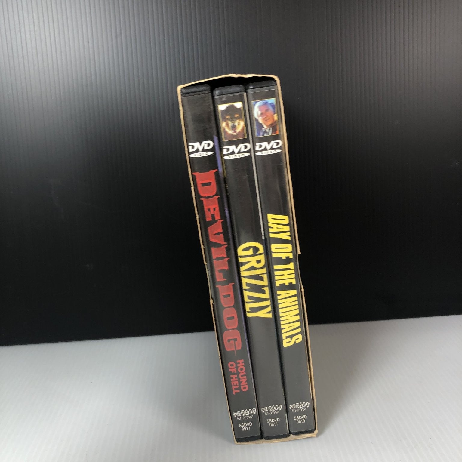 Evil Animals DVD 3-Movie Set Day of the Animals Grizzly Devil Dog