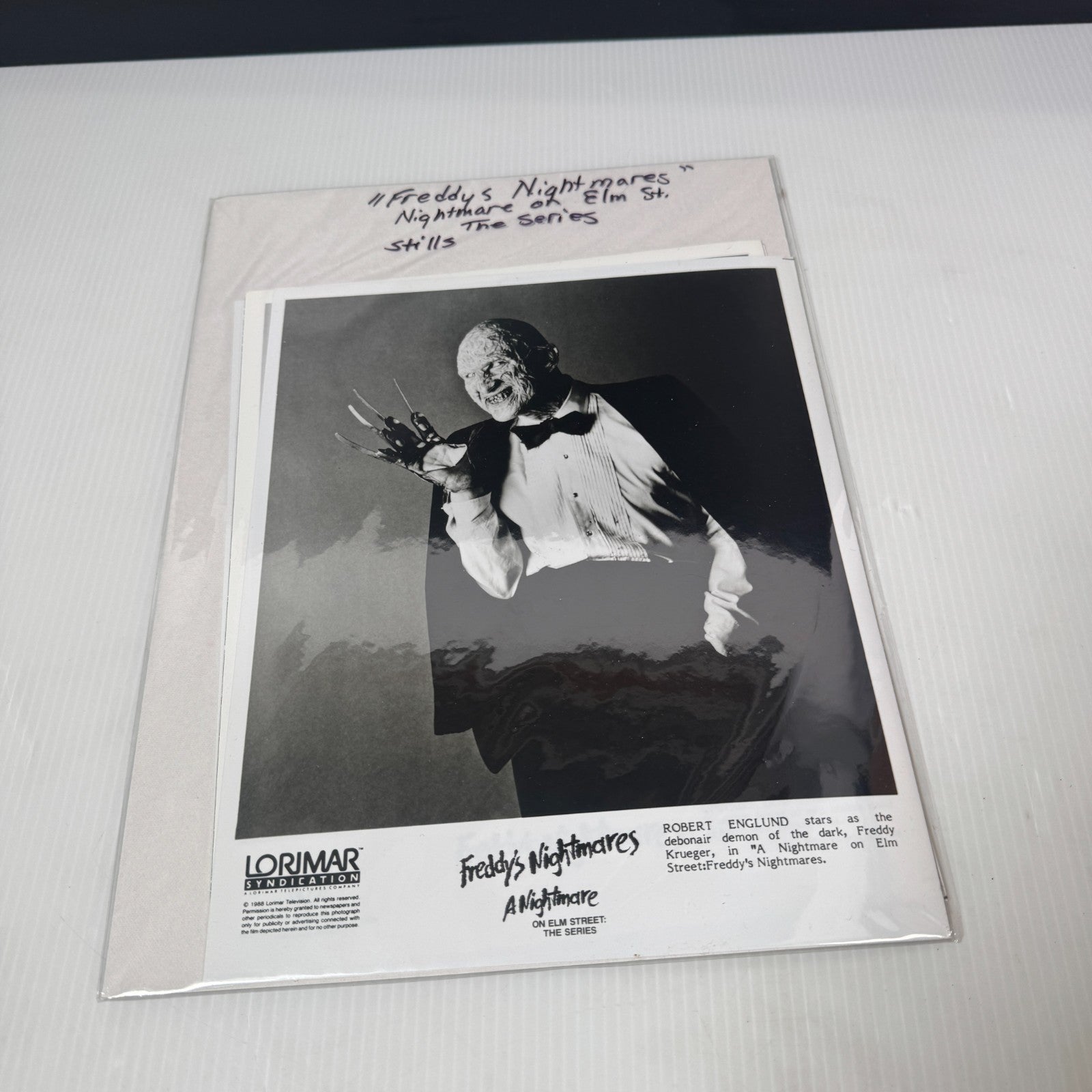 Lot of 5 Freddy's Nightmares A Nightmare on Elm Street the Series 8x10 Stills
