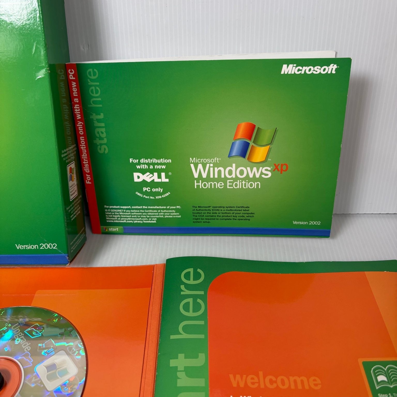 Microsoft Windows XP Home Edition Big Box PC Upgrade Version 2002 Software