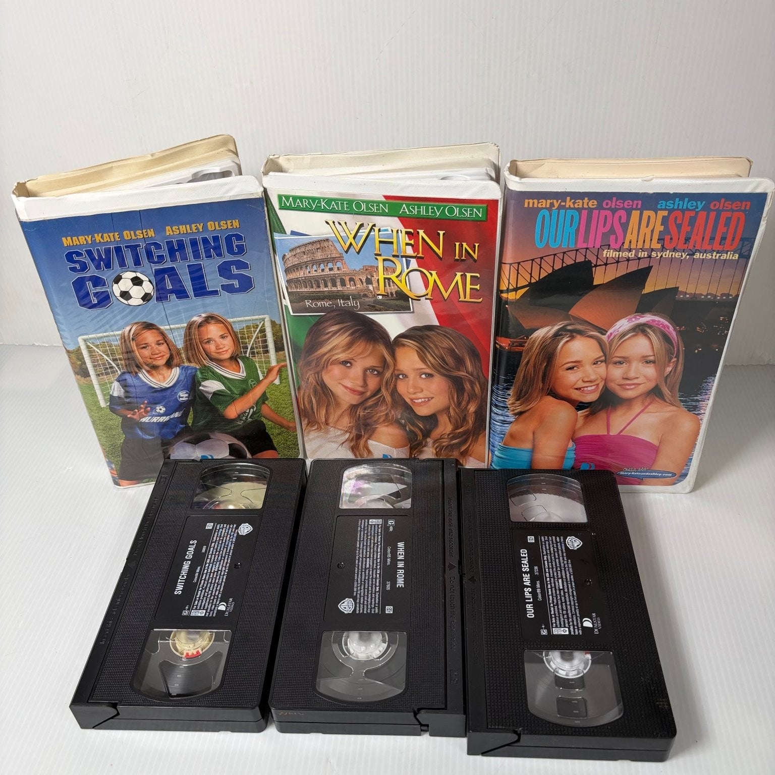 Mary-Kate & Ashley Olsen VHS Lot 10 Movies Kids Family Comedy Dualstar Video