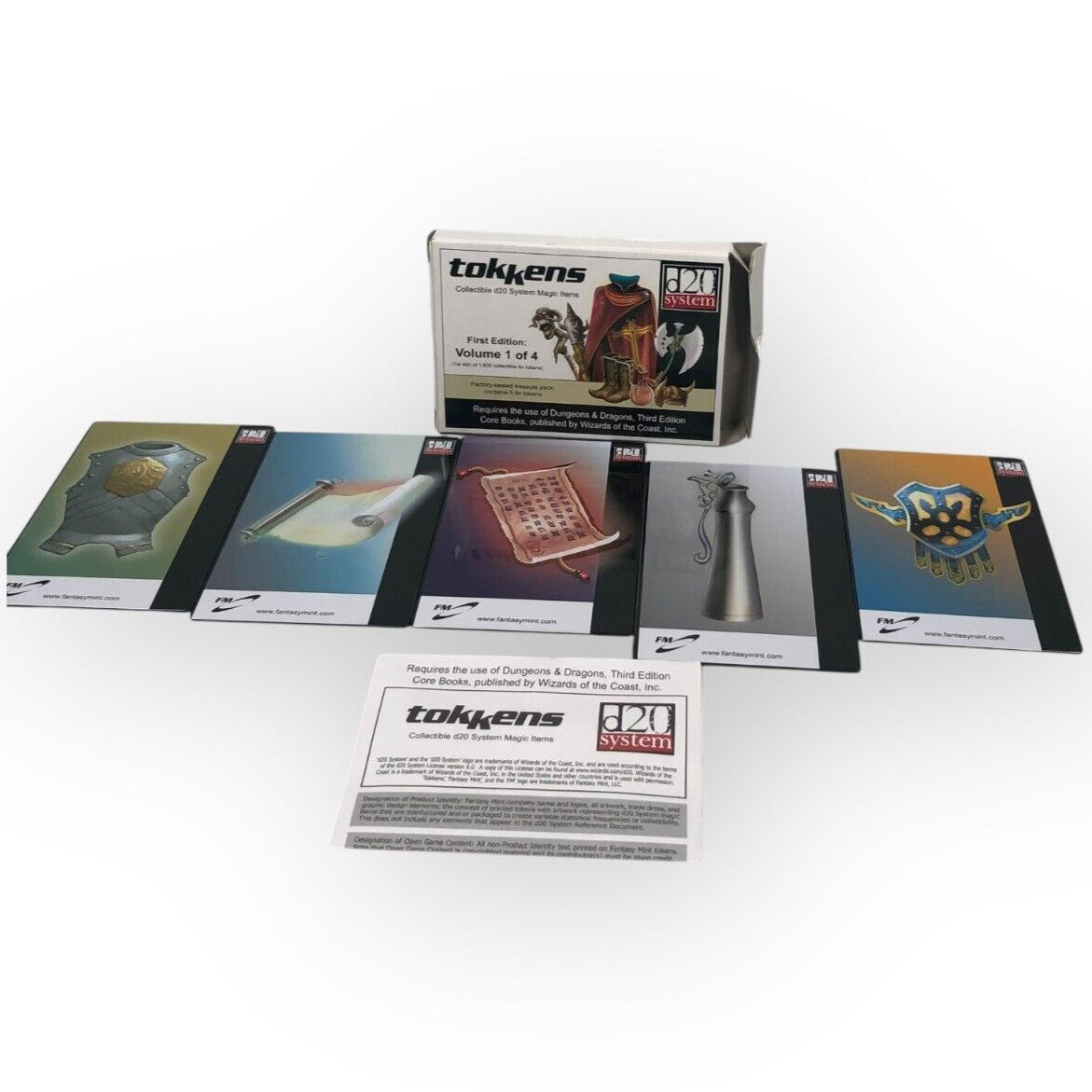 Tokkens Treasure Pack d20 Magic Items 1st Ed. Vol. 1 for D&D 3rd Edition