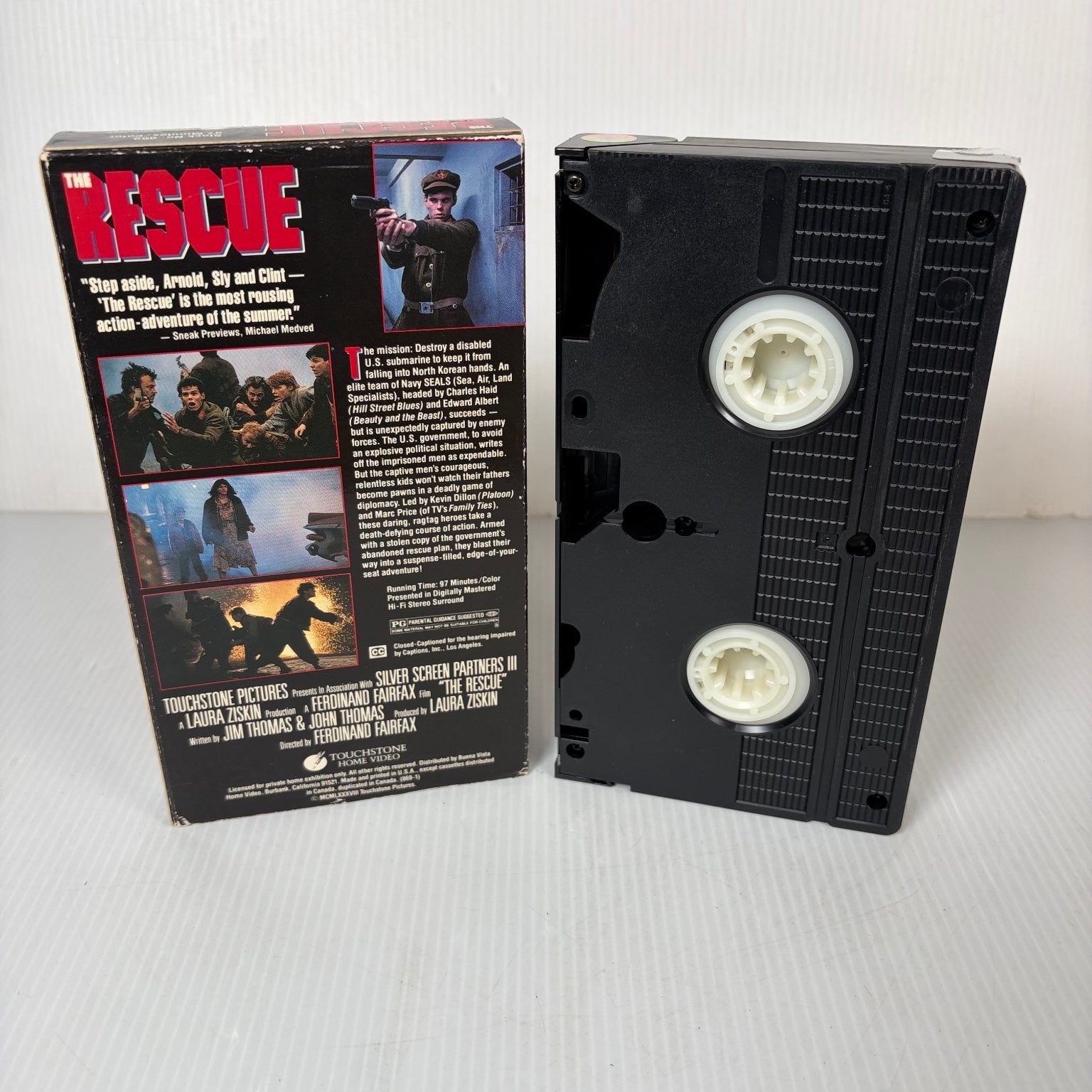 The Rescue VHS 1988 Action Adventure PG Touchstone Home Video