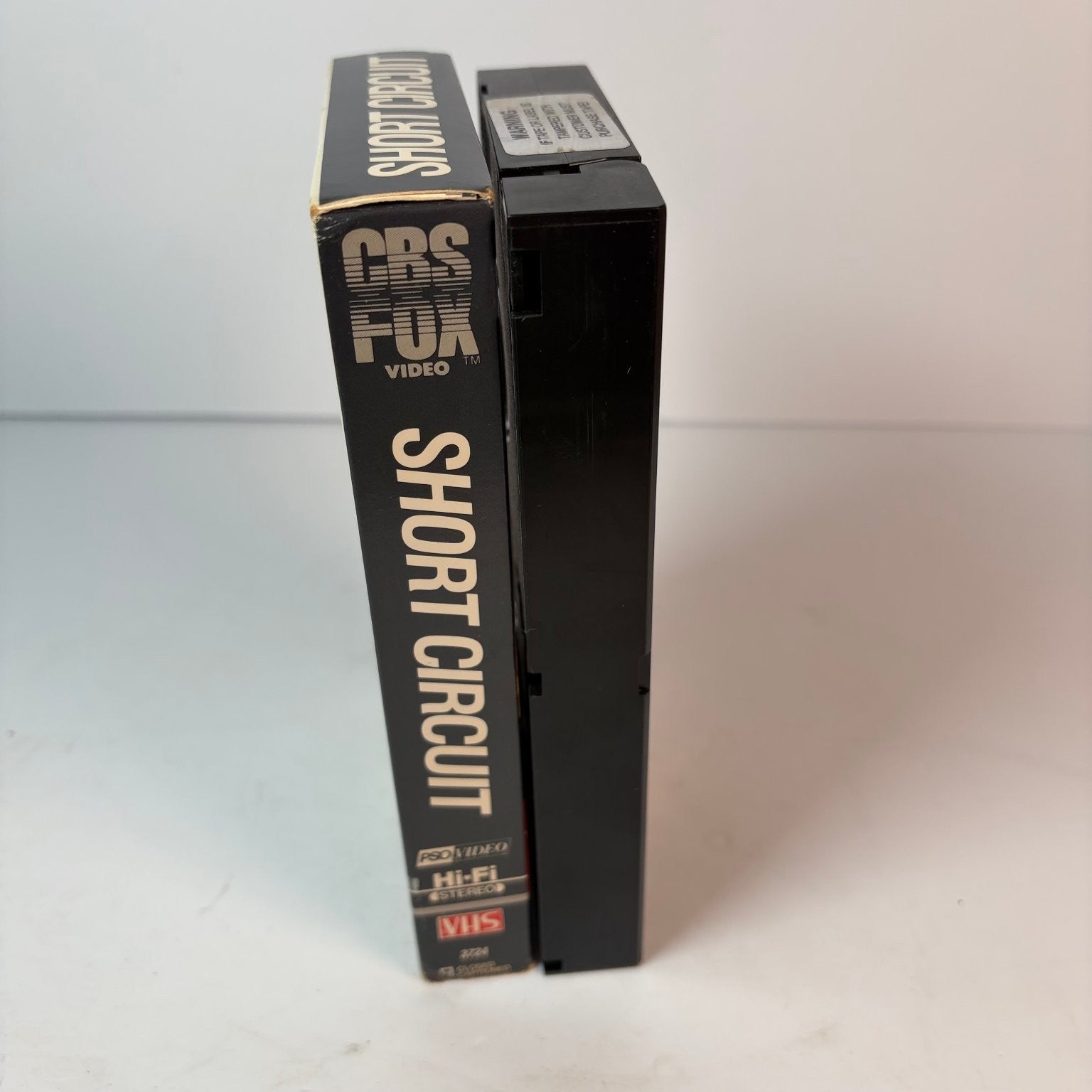 Short Circuit VHS 1986 Sci-Fi Comedy John Badham Hi-Fi Stereo CBS FOX Video