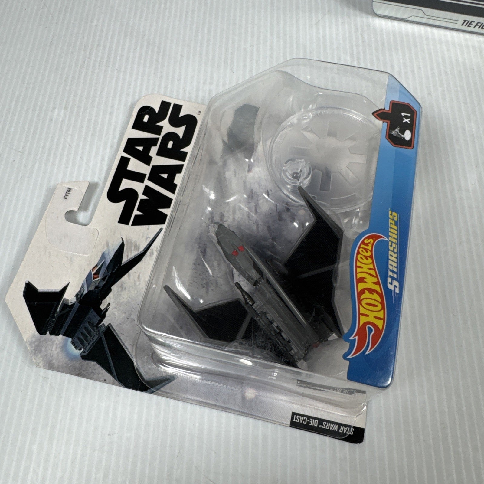 2 Star Wars Mini Vehicles Micro Galaxy Tie Fighter & Hot Wheels Havoc Marauder