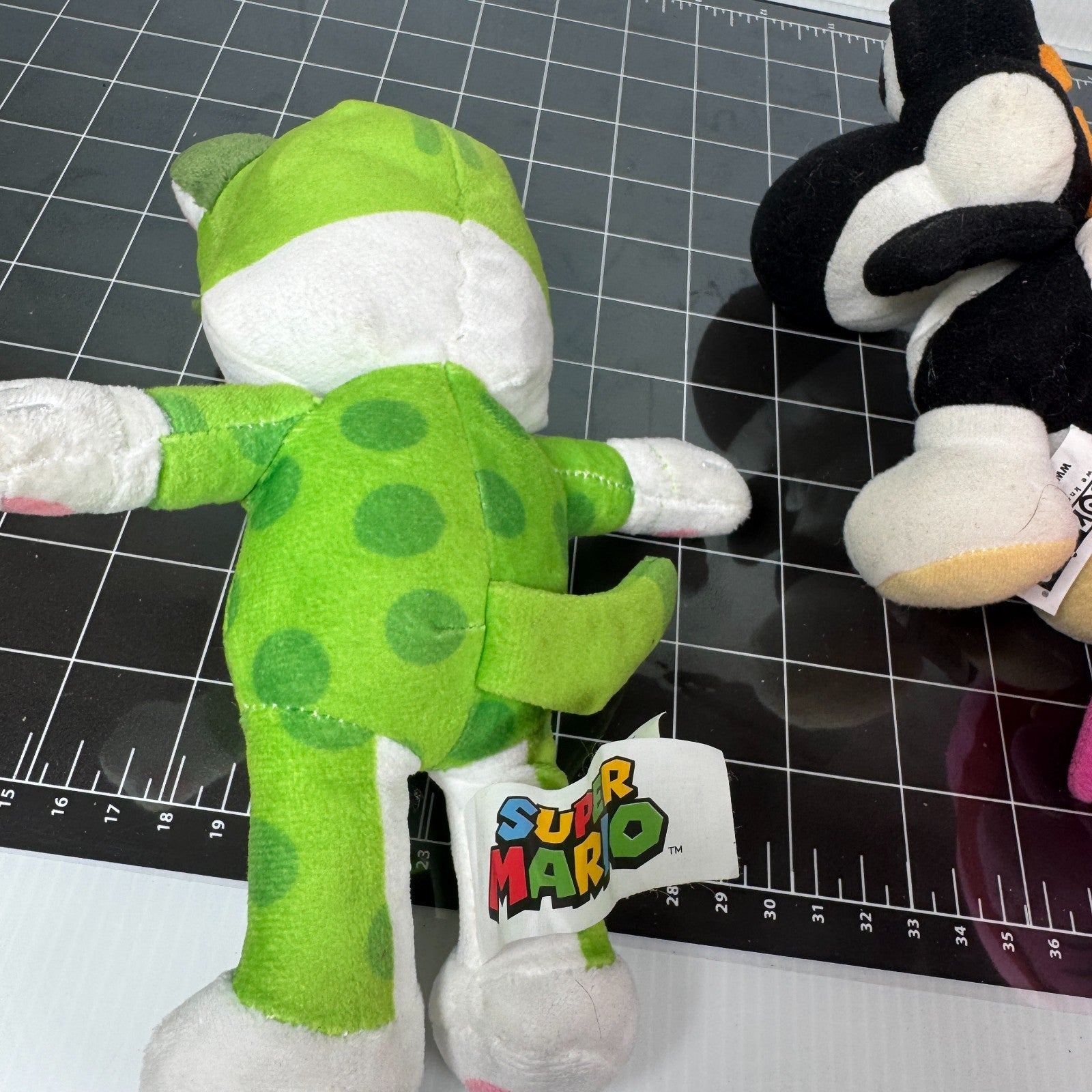 Mixed Video Game Plush Lot Yoshi, Cat Luigi, Lucario Pokemon, and Amy Rose 10"