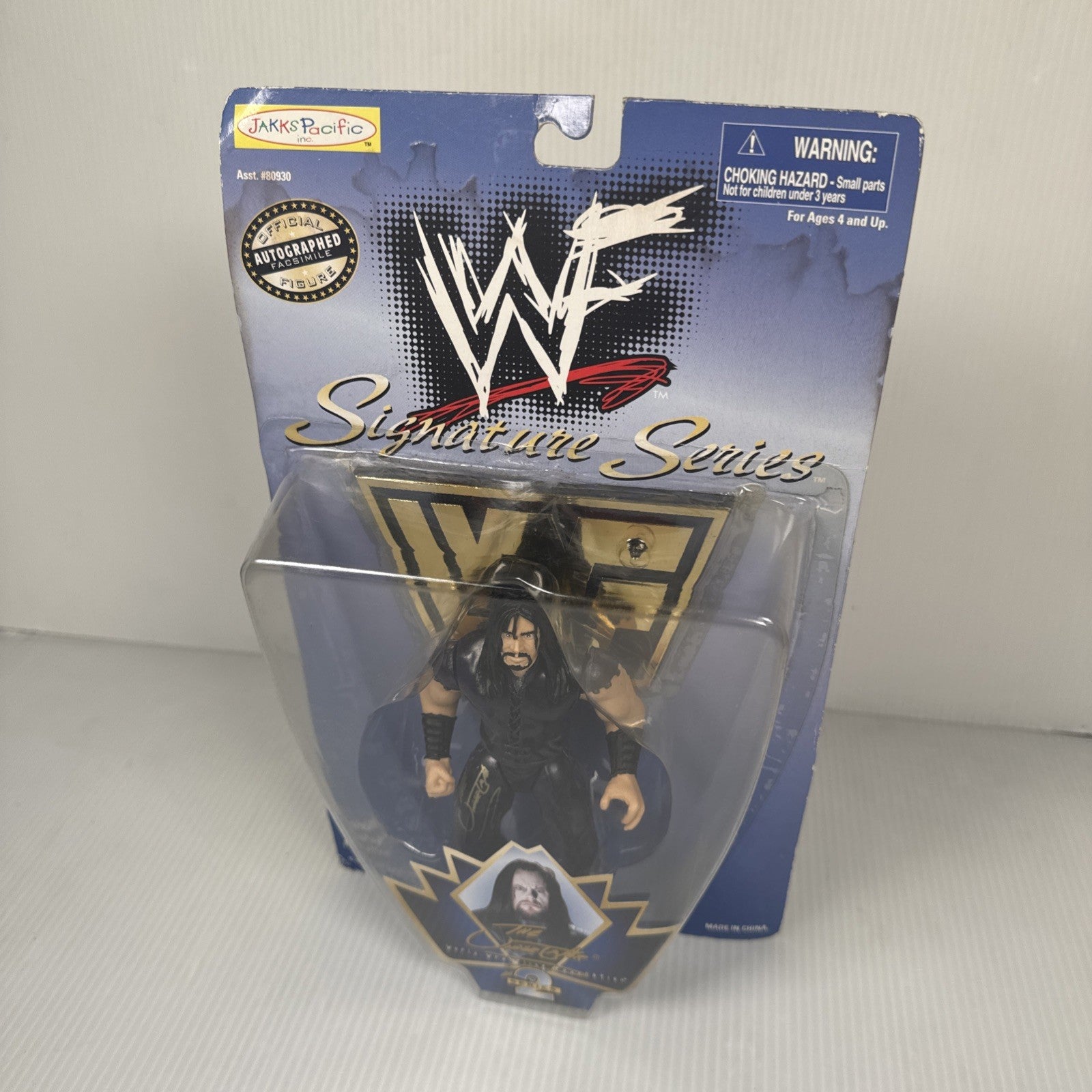 Jakks Pacific 1998 WWF The Undertaker Signature Series 2 Action Figure NIP (14B)