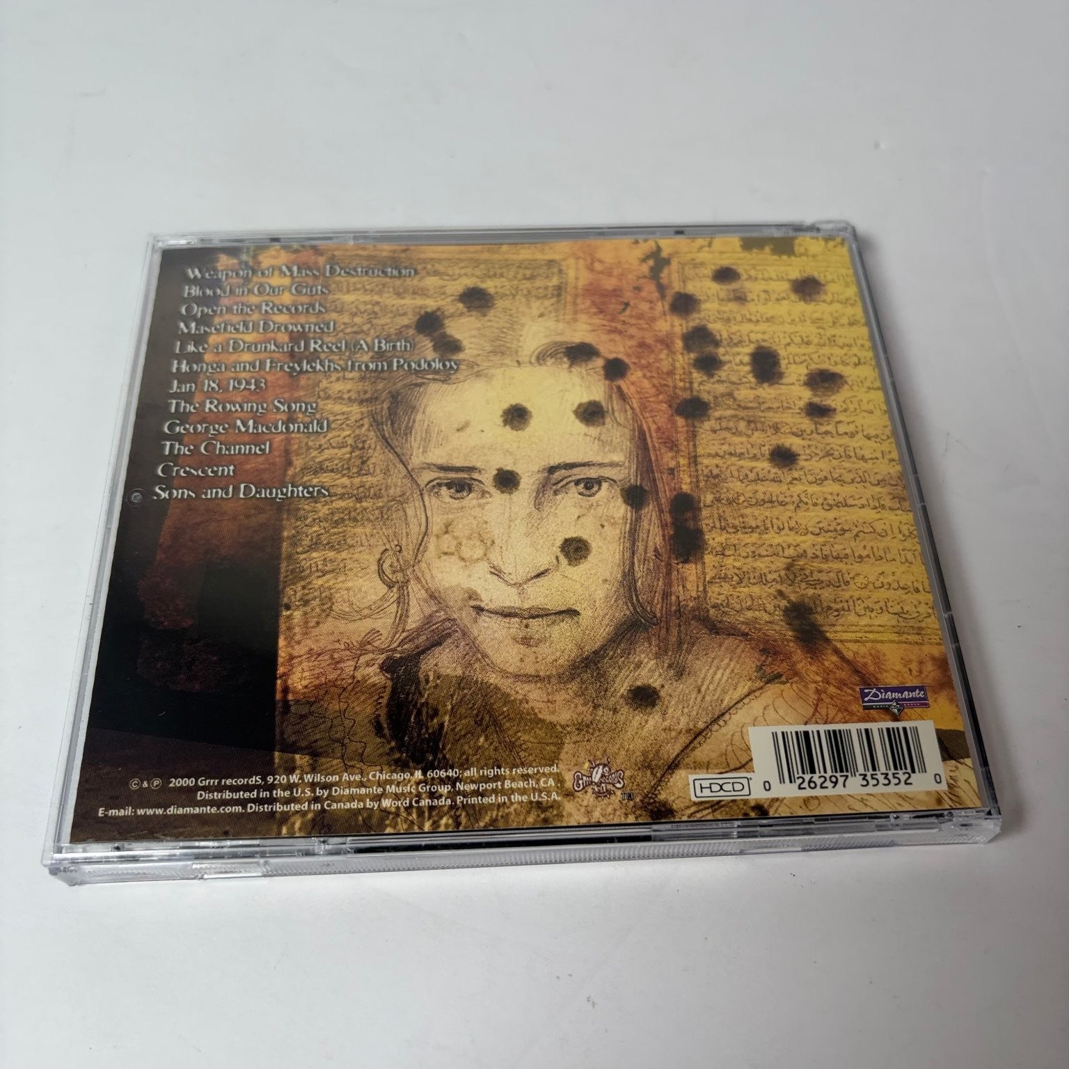Ballydowse – Out of the Fertile Crescent CD 2000 Celtic Folk Rock Gnu Records