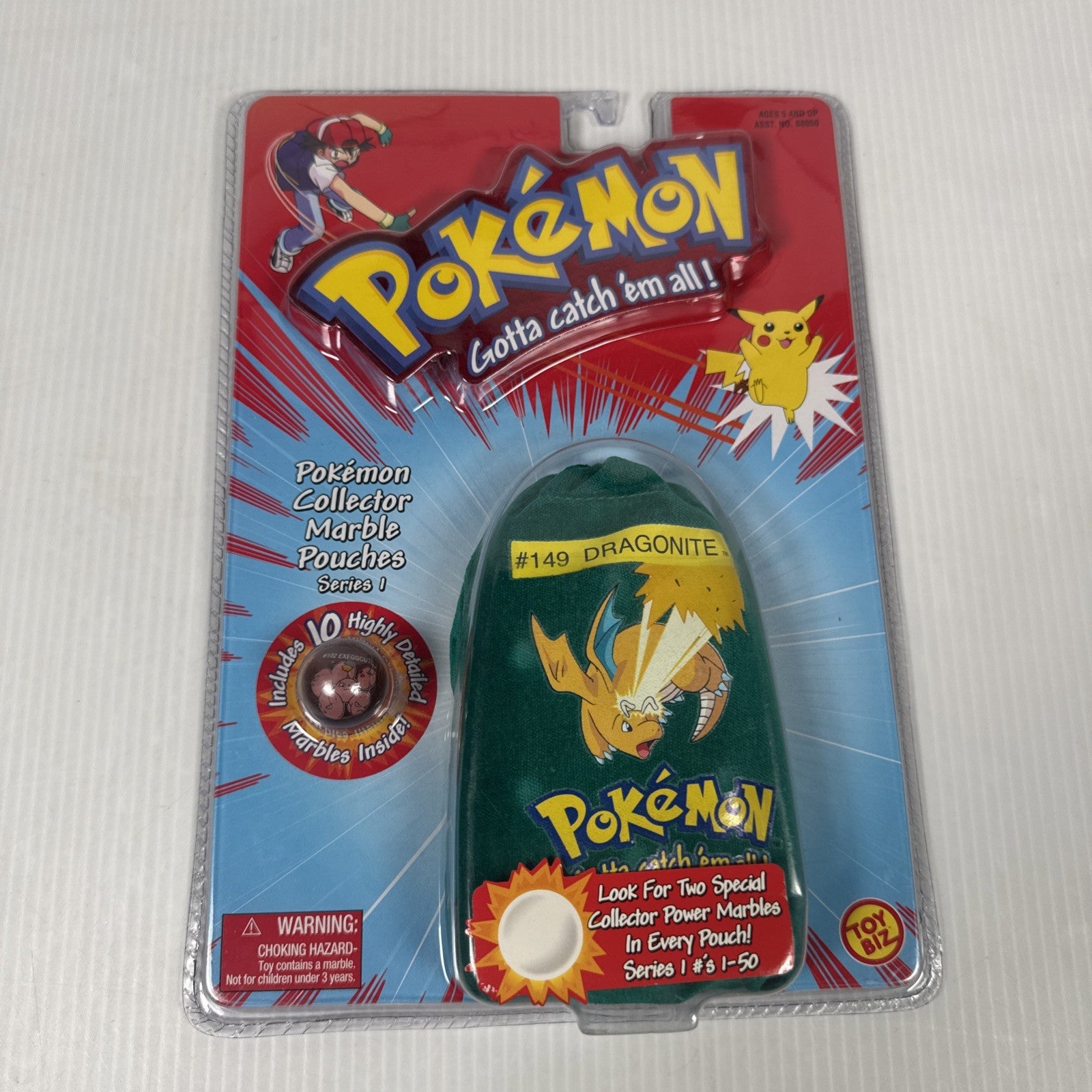 Pokemon Marbles Dragonite NEW SEALED FIRST EDITION Original 151 VTG 2000 Y2K