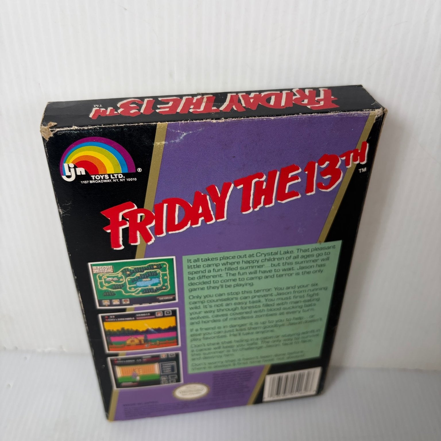 Friday the 13th NES Nintendo Entertainment System Video Game Horror Complete CIB