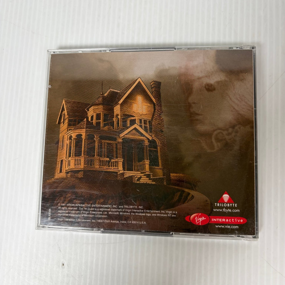 The 7th Guest PC CD-ROM Windows 95 Version Video Game Puzzle Adventure