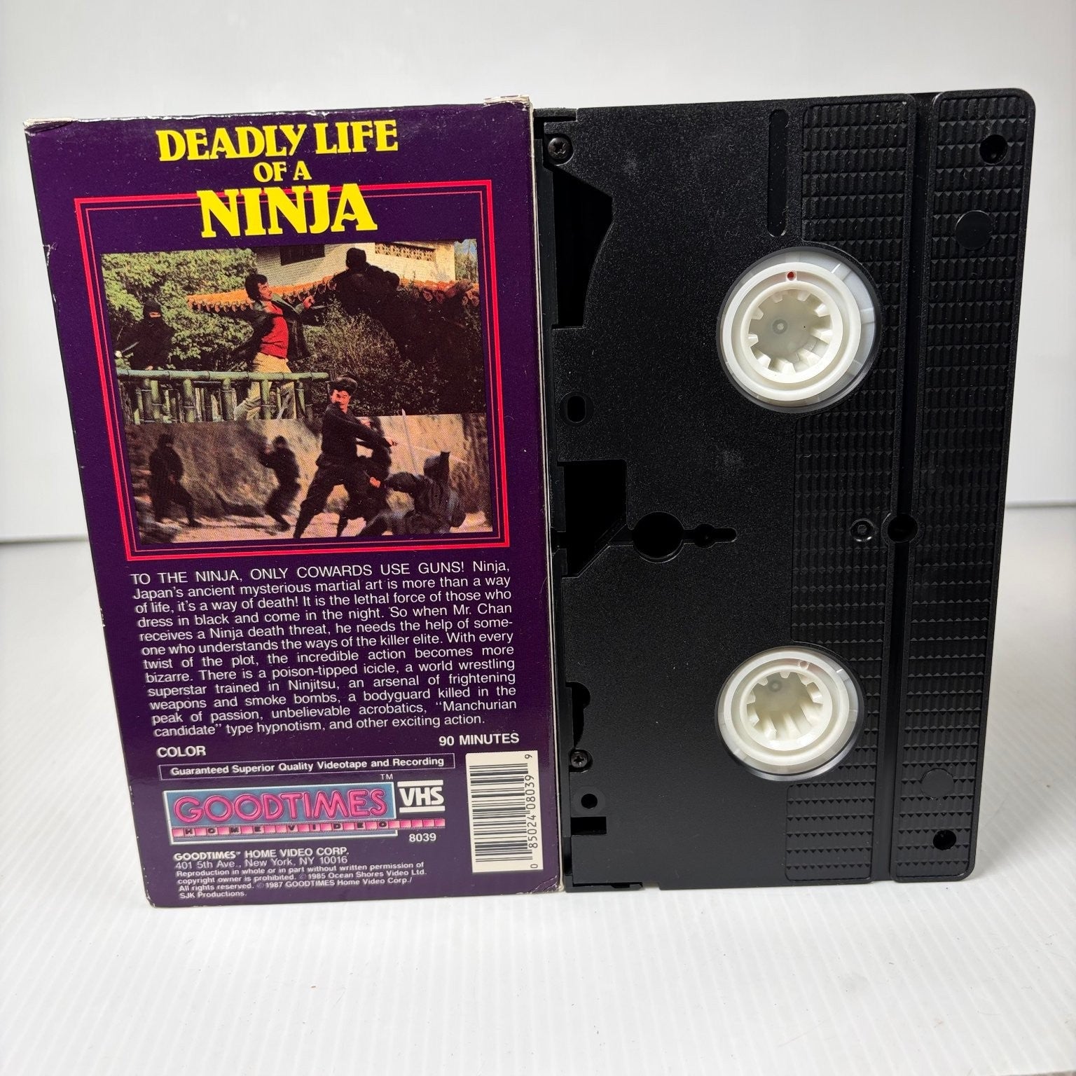 Deadly Life of a Ninja VHS 1987 Action Martial Arts Goodtimes Home Video
