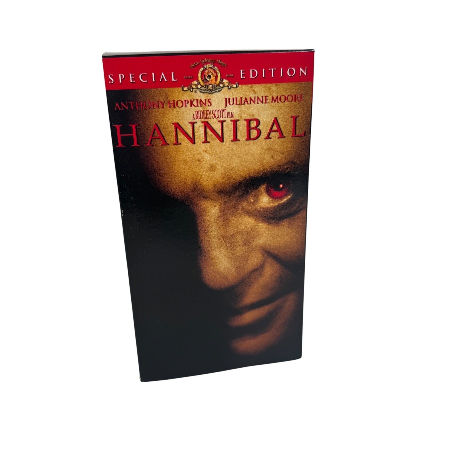 Vintage Hannibal Thriller Movie VHS Tape Anthony Hopkins Julianne Moore