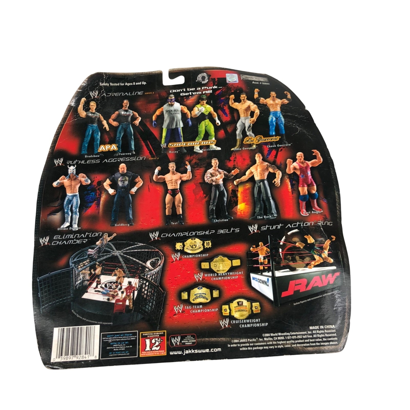 WWE Adrenaline Super Heroes The Hurricane & Rosey Action Figures Jakks