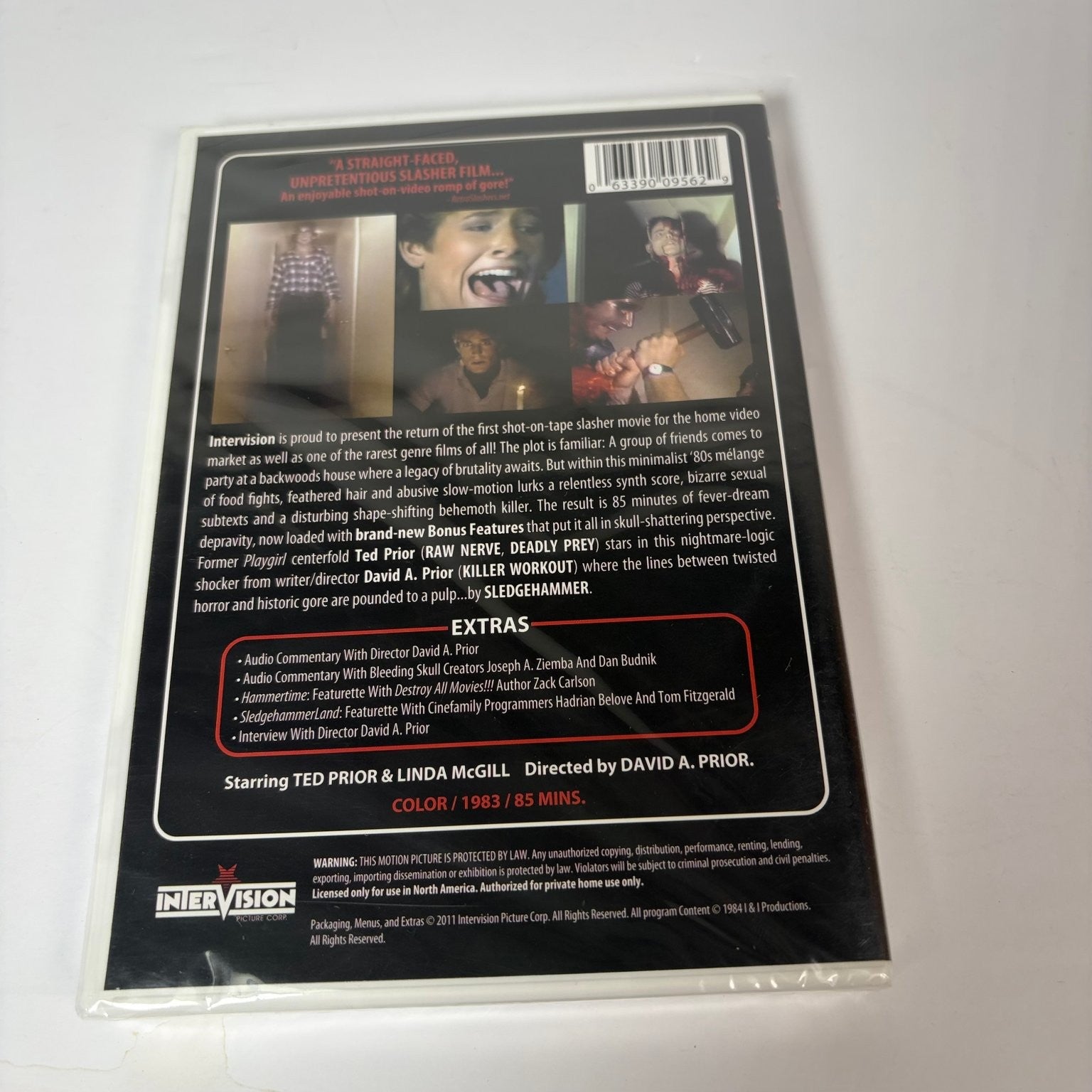 Sledgehammer DVD 1983 Ted Prior David A. Prior Slasher Horror Intervision