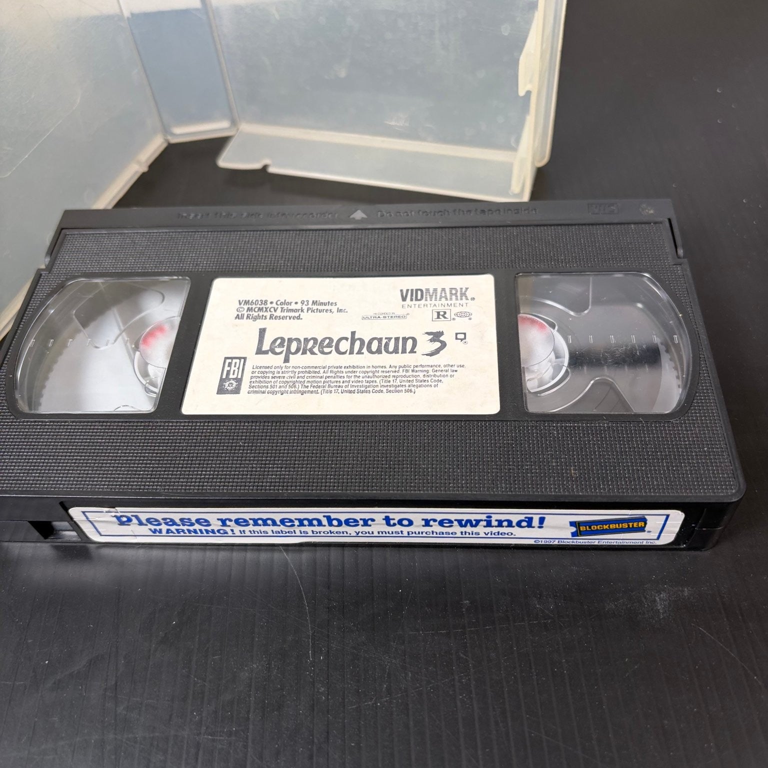 Leprechaun 3 VHS 1995 Horror Comedy Blockbuster Former Rental Tape Only in Case